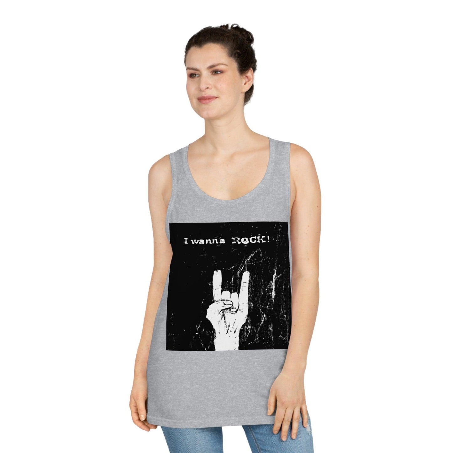 I Wanna Rock Unisex Softstyle™ Tank Top - Lizard Vigilante