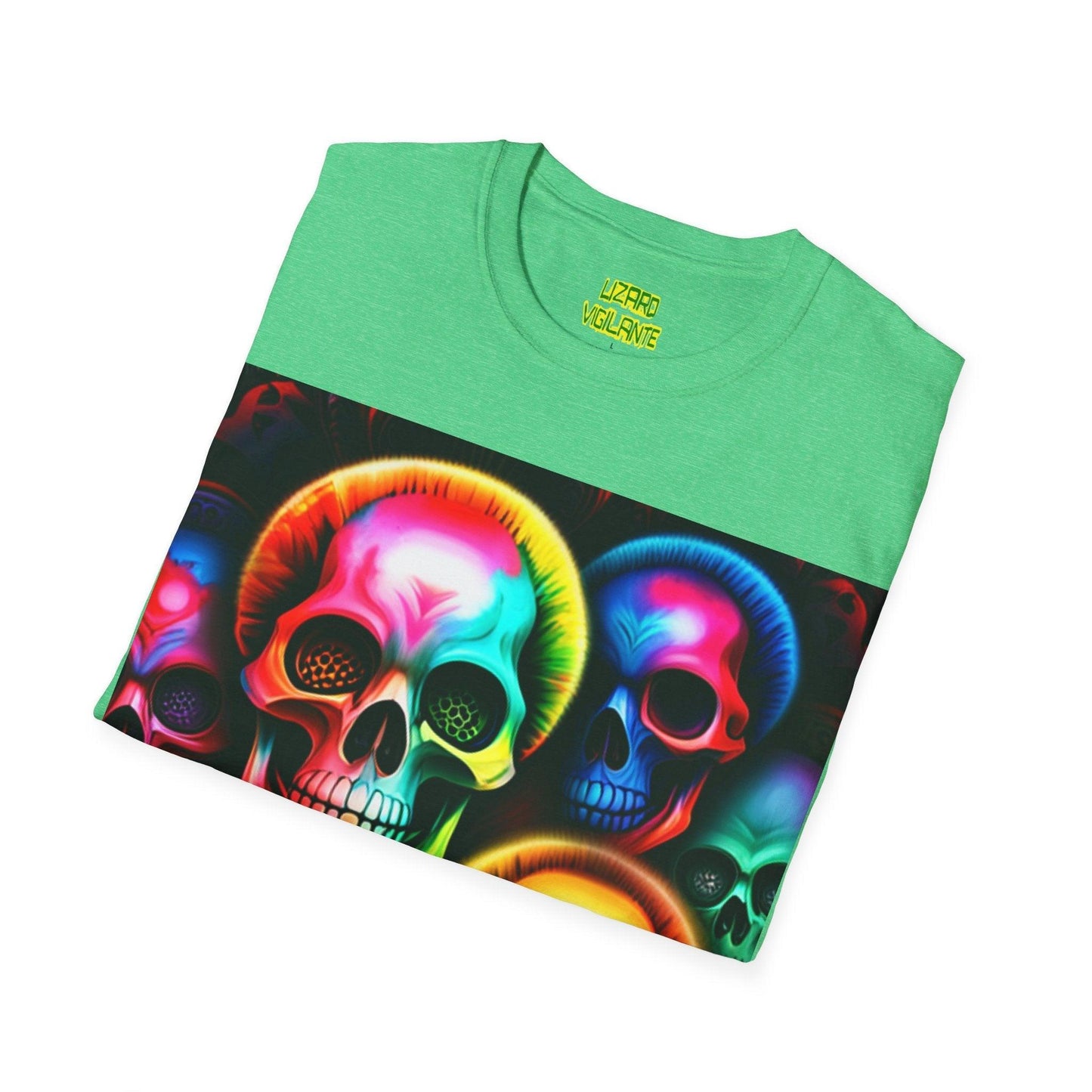 Pile Of Beautiful Skullers Unisex Softstyle T-Shirt - Lizard Vigilante