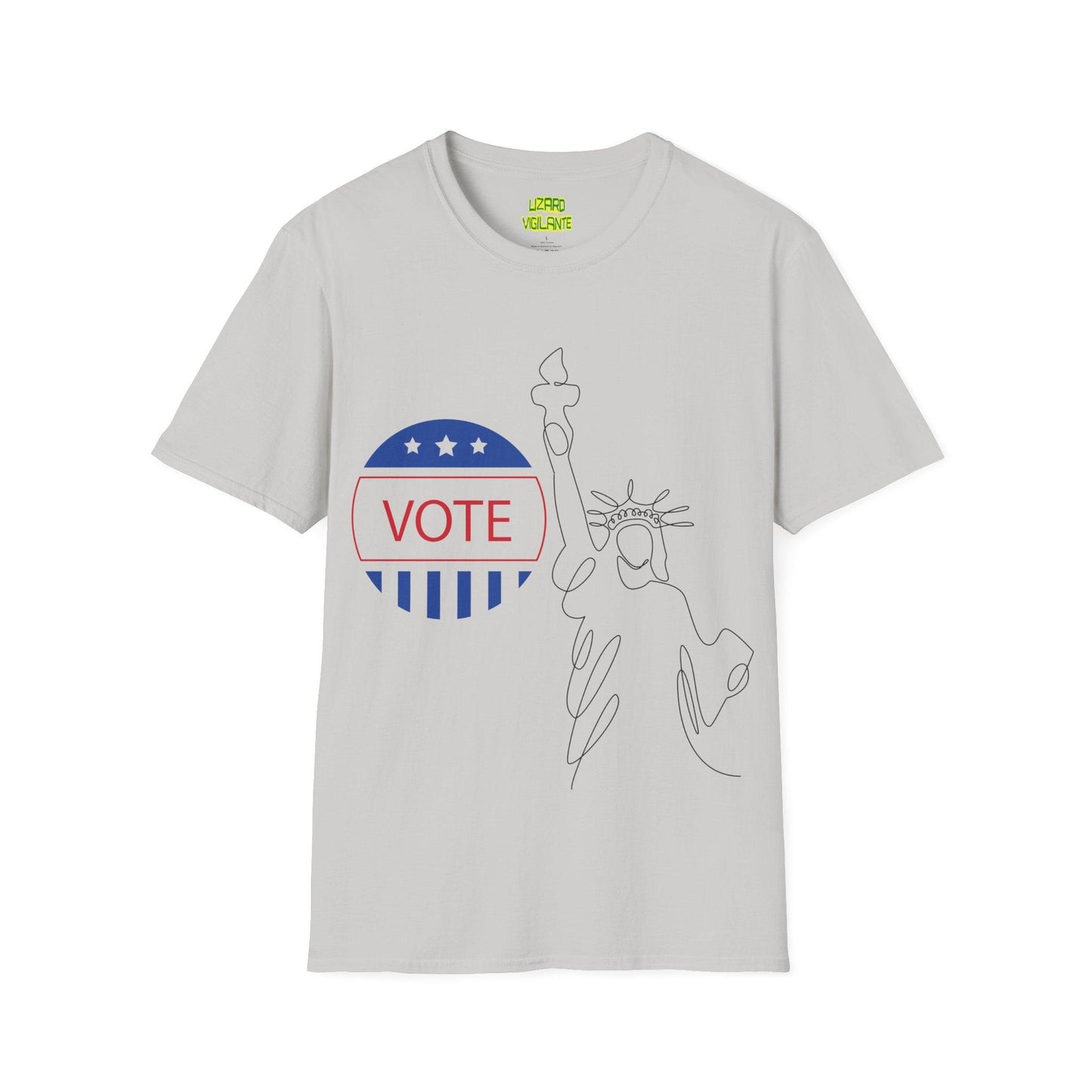 VOTE Liberty Unisex Softstyle T-Shirt - Lizard Vigilante