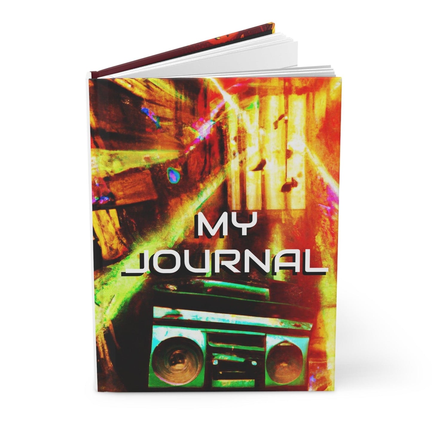 MY JOURNAL Prison BoomBox Light Burst 150 Page Hardcover Journal Matte - Lizard Vigilante