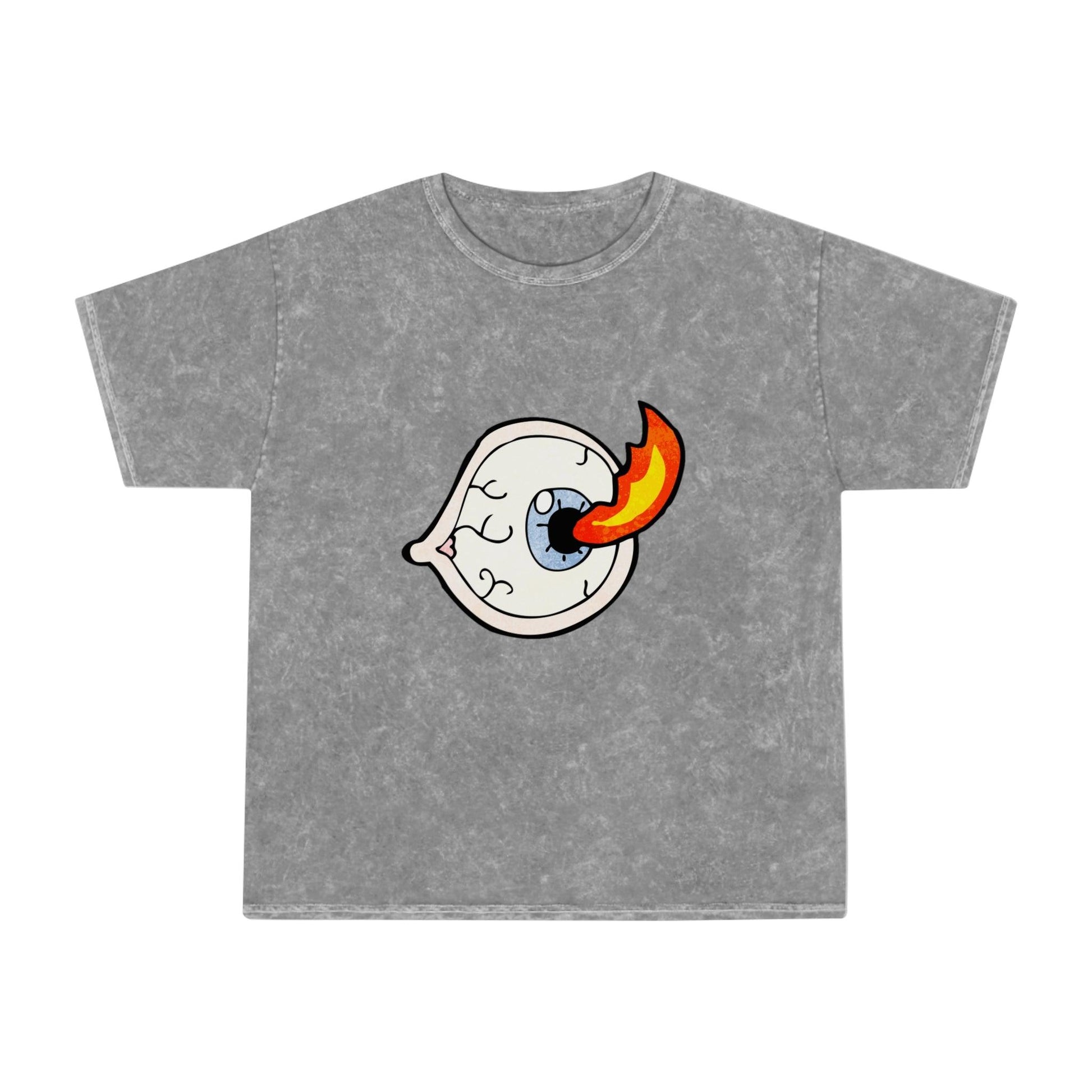 Eyeball Torch Unisex Mineral Wash T-Shirt - Lizard Vigilante