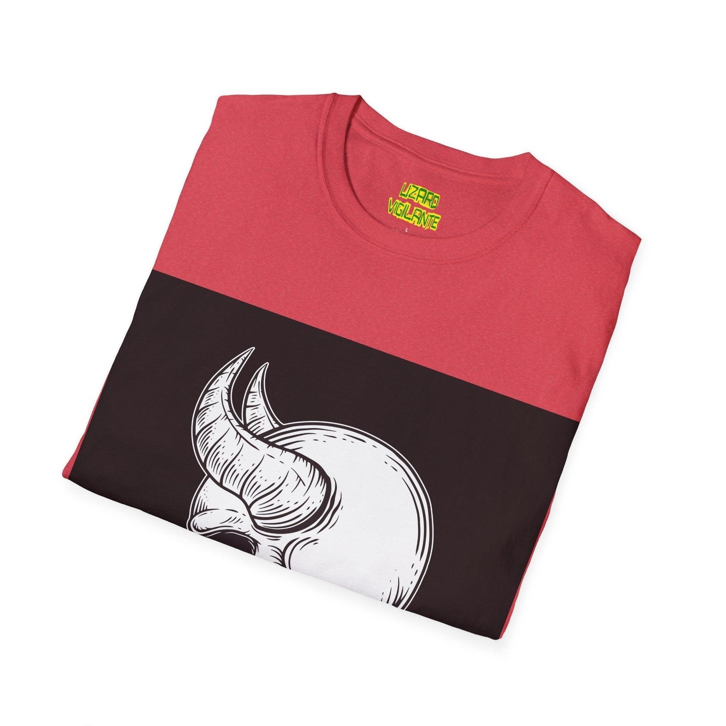 Horned Devil Unisex Softstyle T-Shirt - Lizard Vigilante