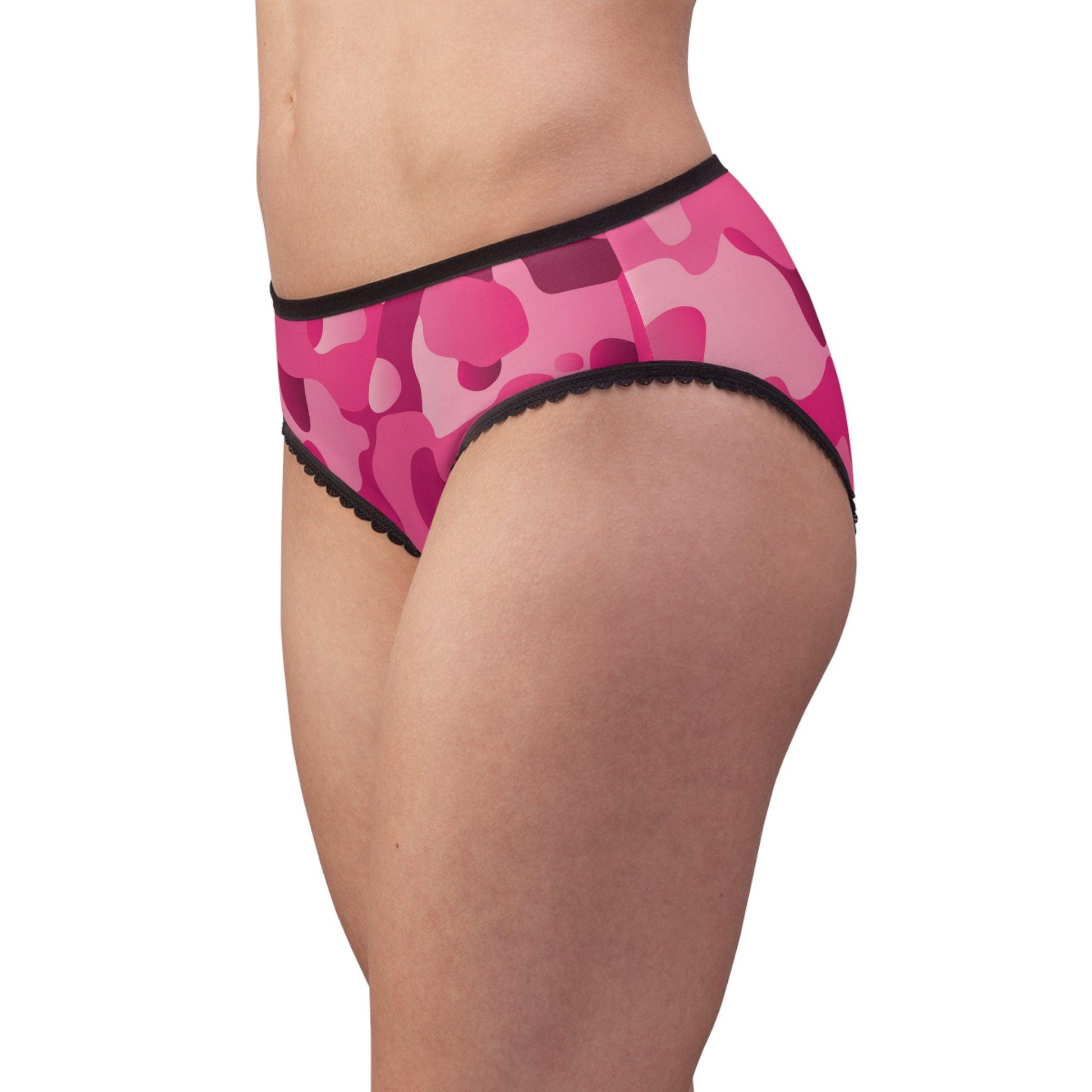 Pink Camo Women's Briefs - Lizard Vigilante