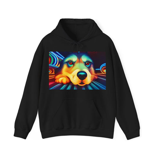 The Dog Album Unisex Heavy Blend™ Hooded Sweatshirt - Lizard Vigilante