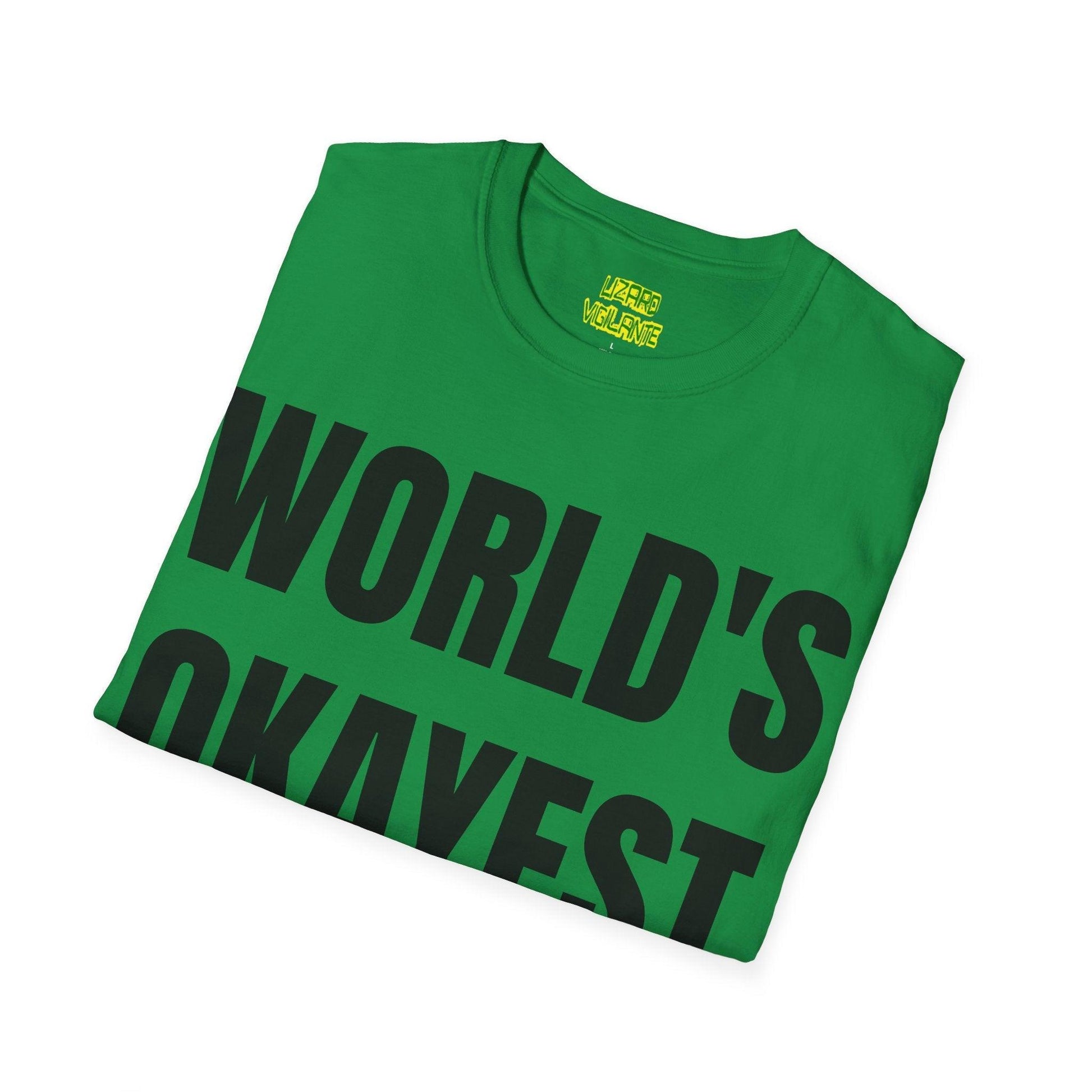 World's Okayest Boss Unisex Softstyle T-Shirt - Lizard Vigilante