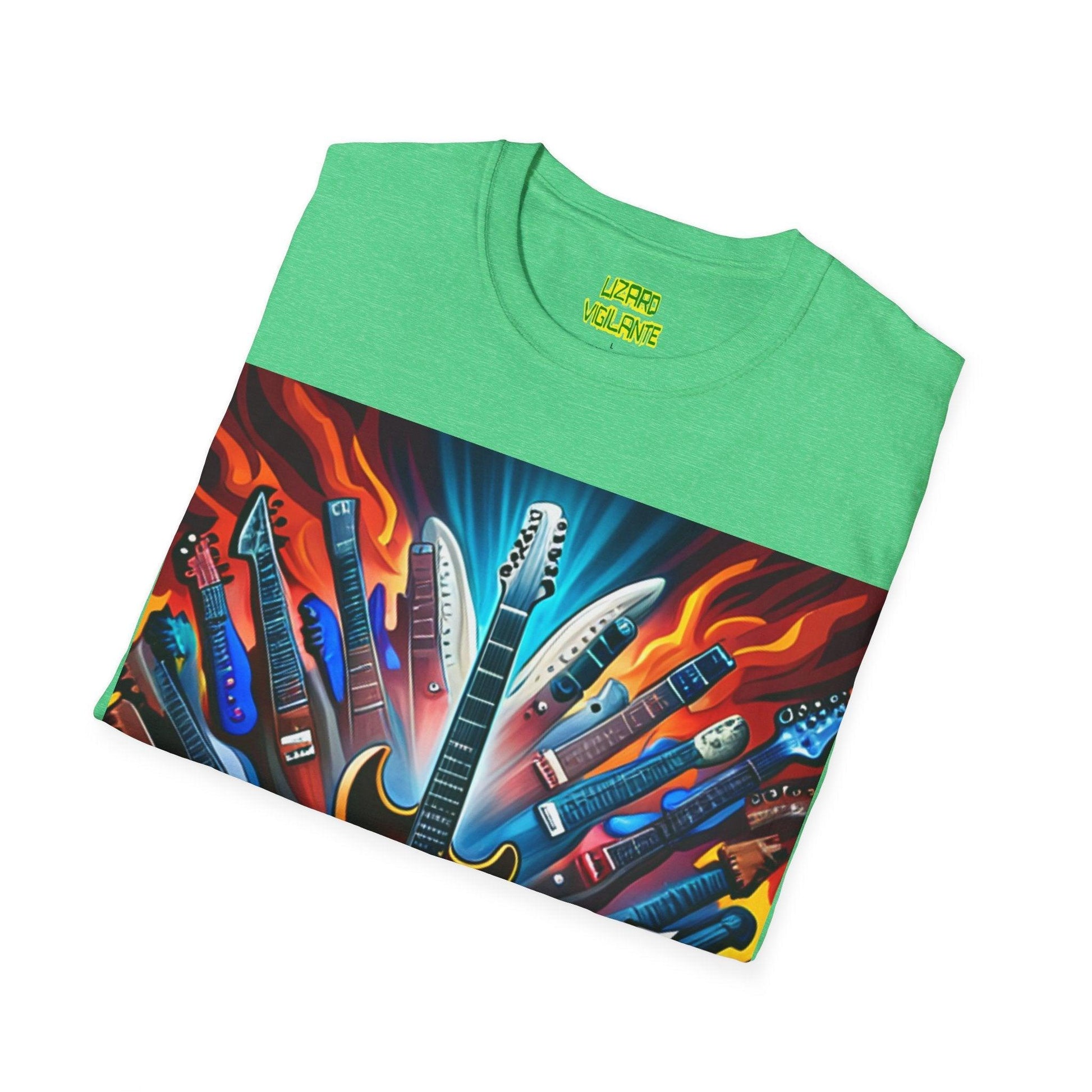 Electric Heroes Unisex Softstyle T-Shirt - Lizard Vigilante