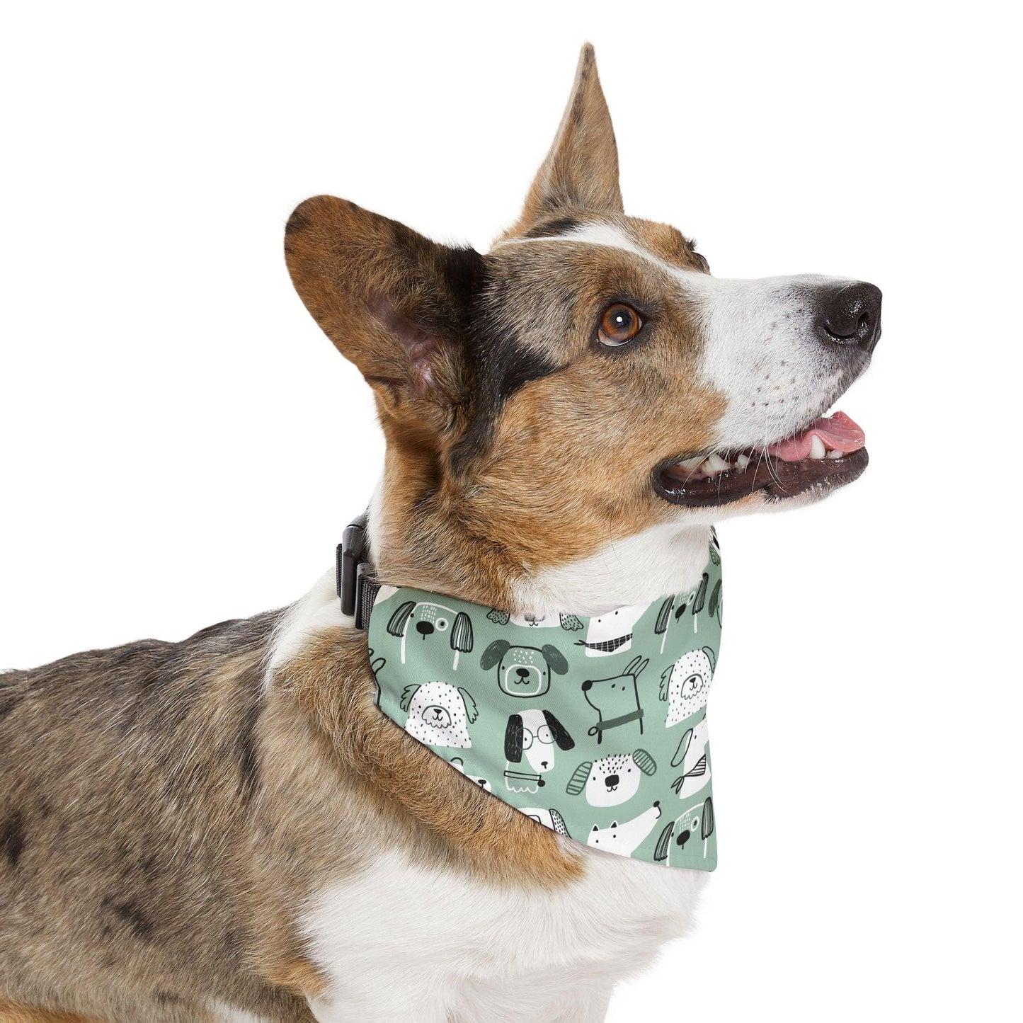 Illustrated Doggers Pet Bandana Collar - Premium Pets from Printify - Just $26.99! Shop now at Lizard Vigilante