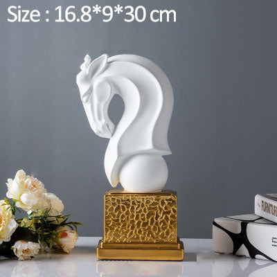 Horse head creative furnishing pieces