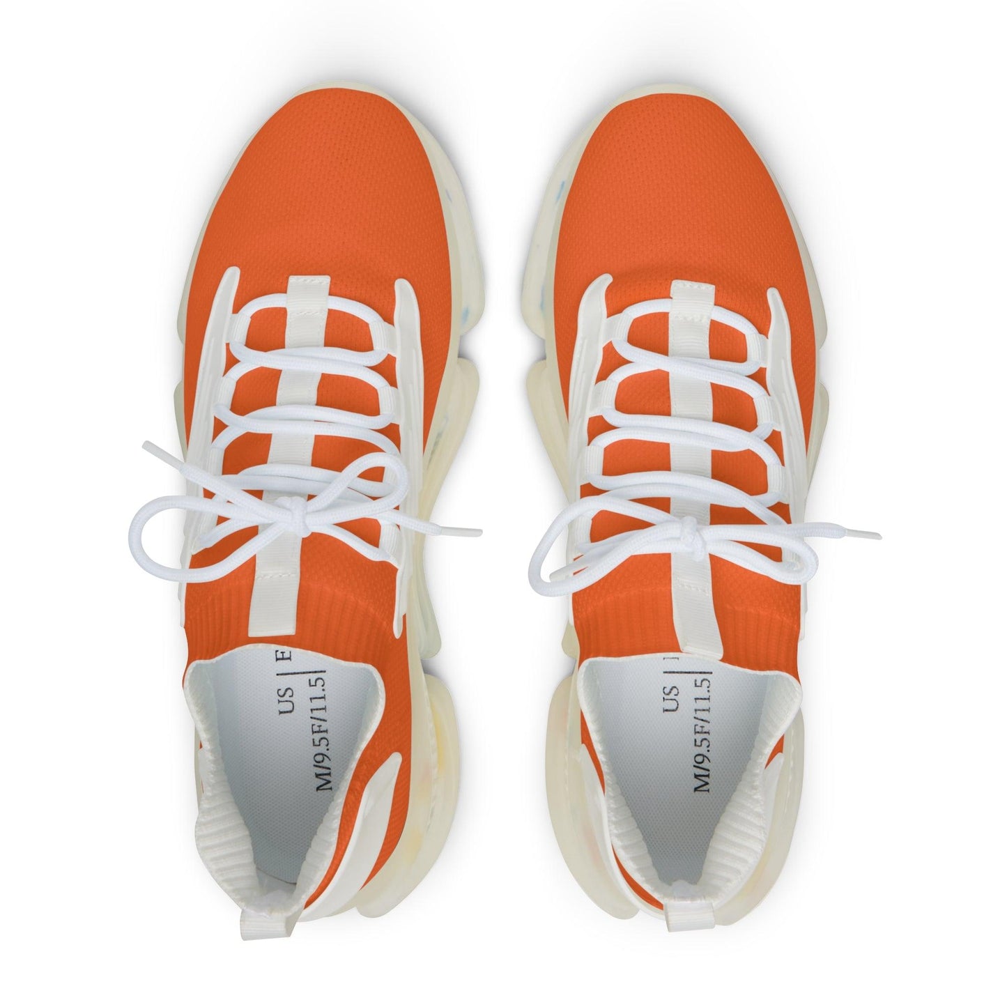 Men's Mesh Sneakers - Orange - Lizard Vigilante