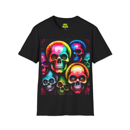 Pile Of Beautiful Skullers Unisex Softstyle T-Shirt - Lizard Vigilante