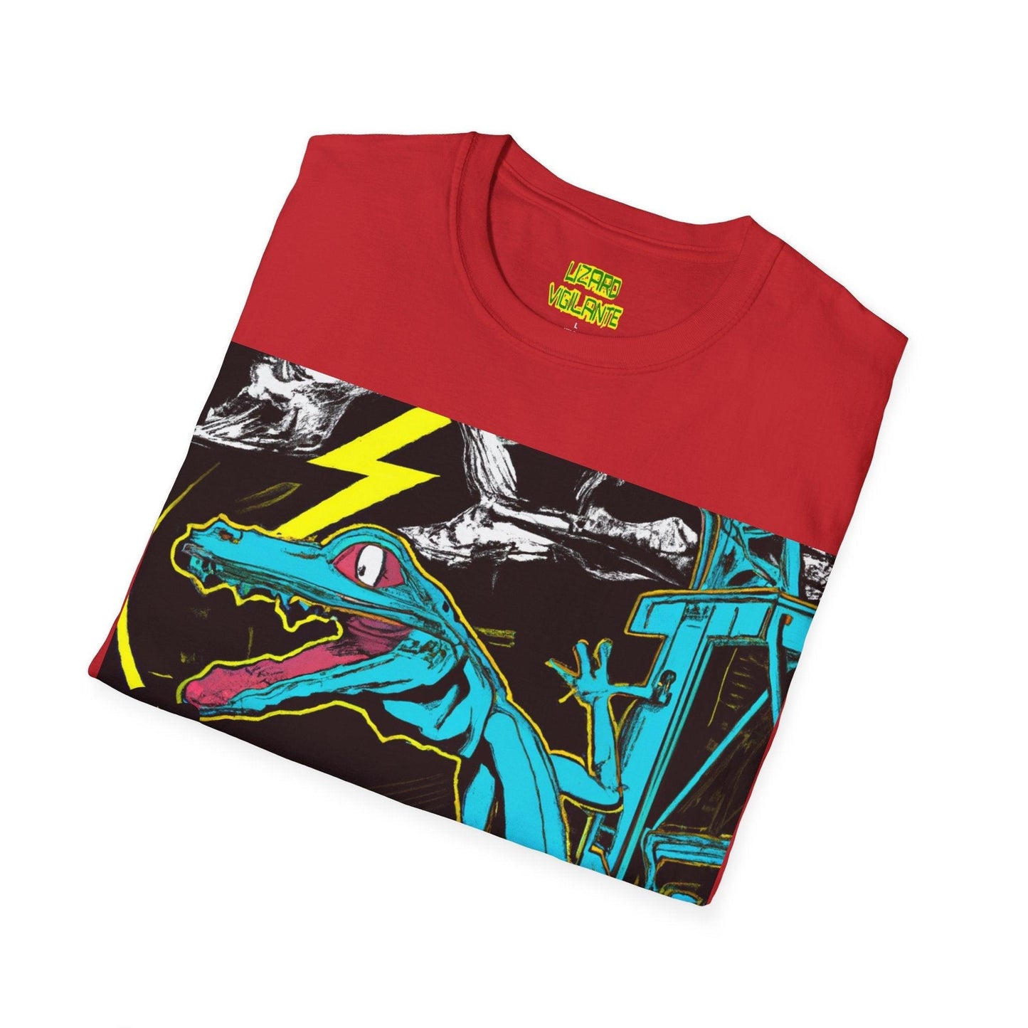 Lizard Vigilante Cens Unisex Softstyle T-Shirt - Lizard Vigilante