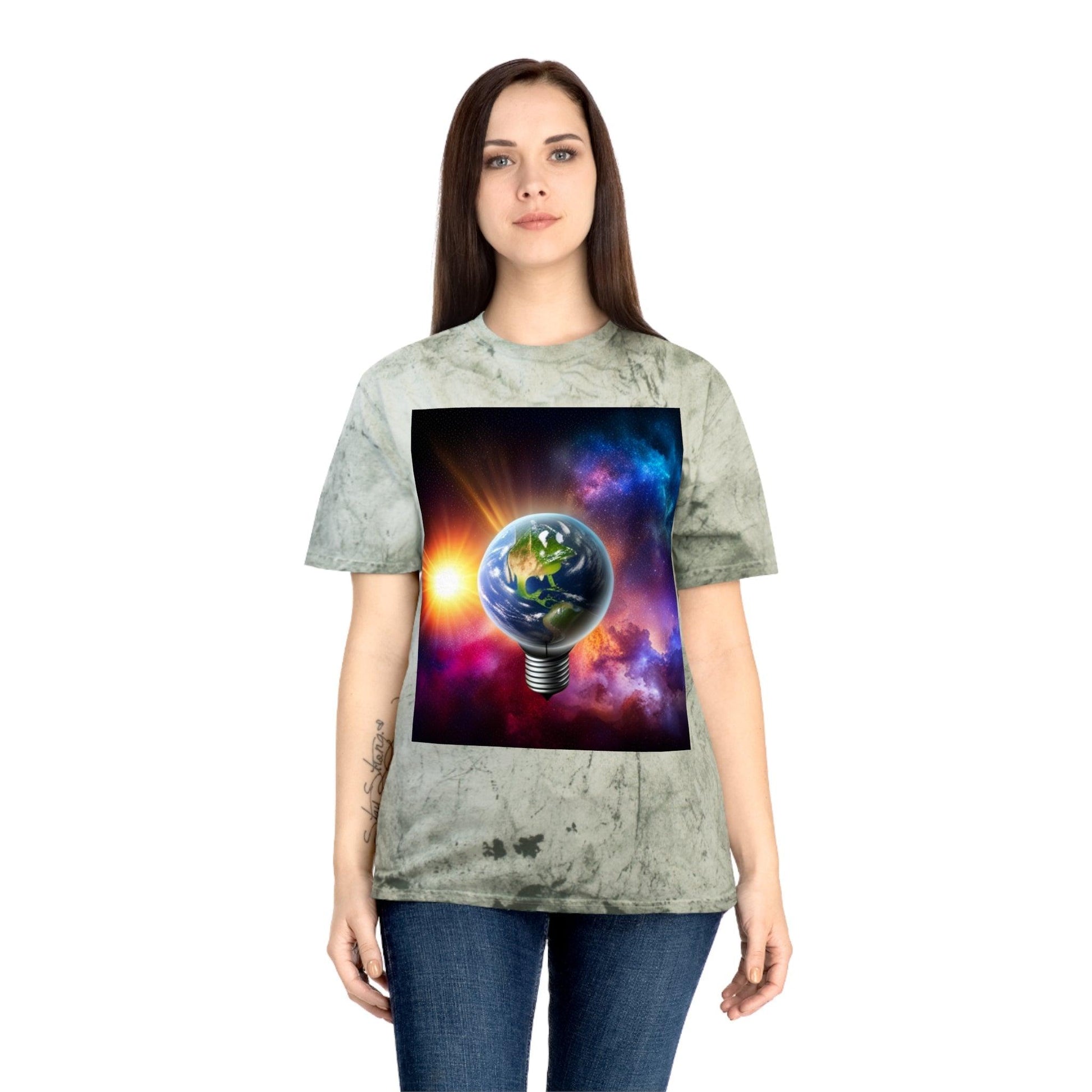 The Idea Unisex Color Blast T-Shirt - Lizard Vigilante