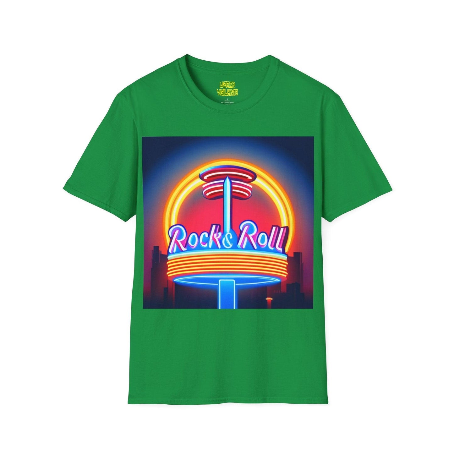 Rock & Roll Diner Unisex Softstyle T-Shirt - Lizard Vigilante