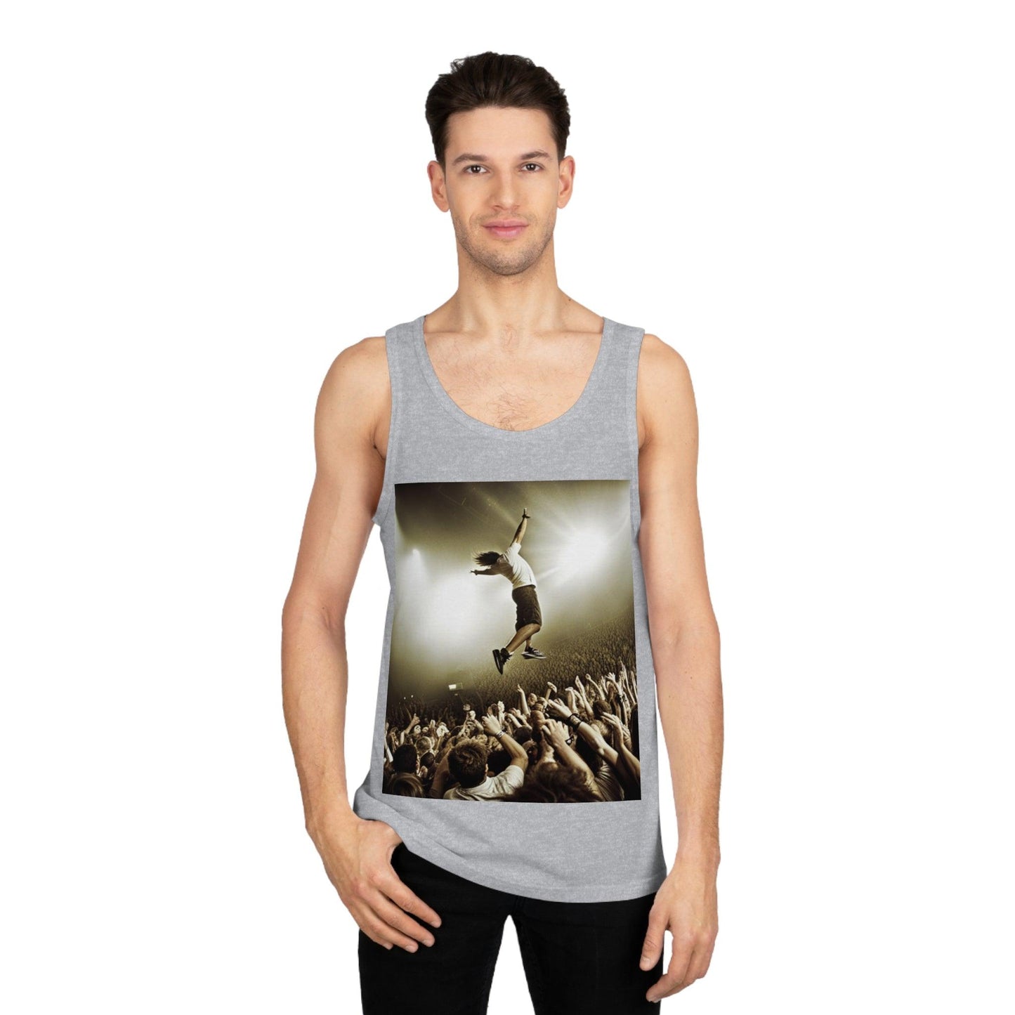 90s Grunge Unisex Softstyle™ Tank Top - Lizard Vigilante