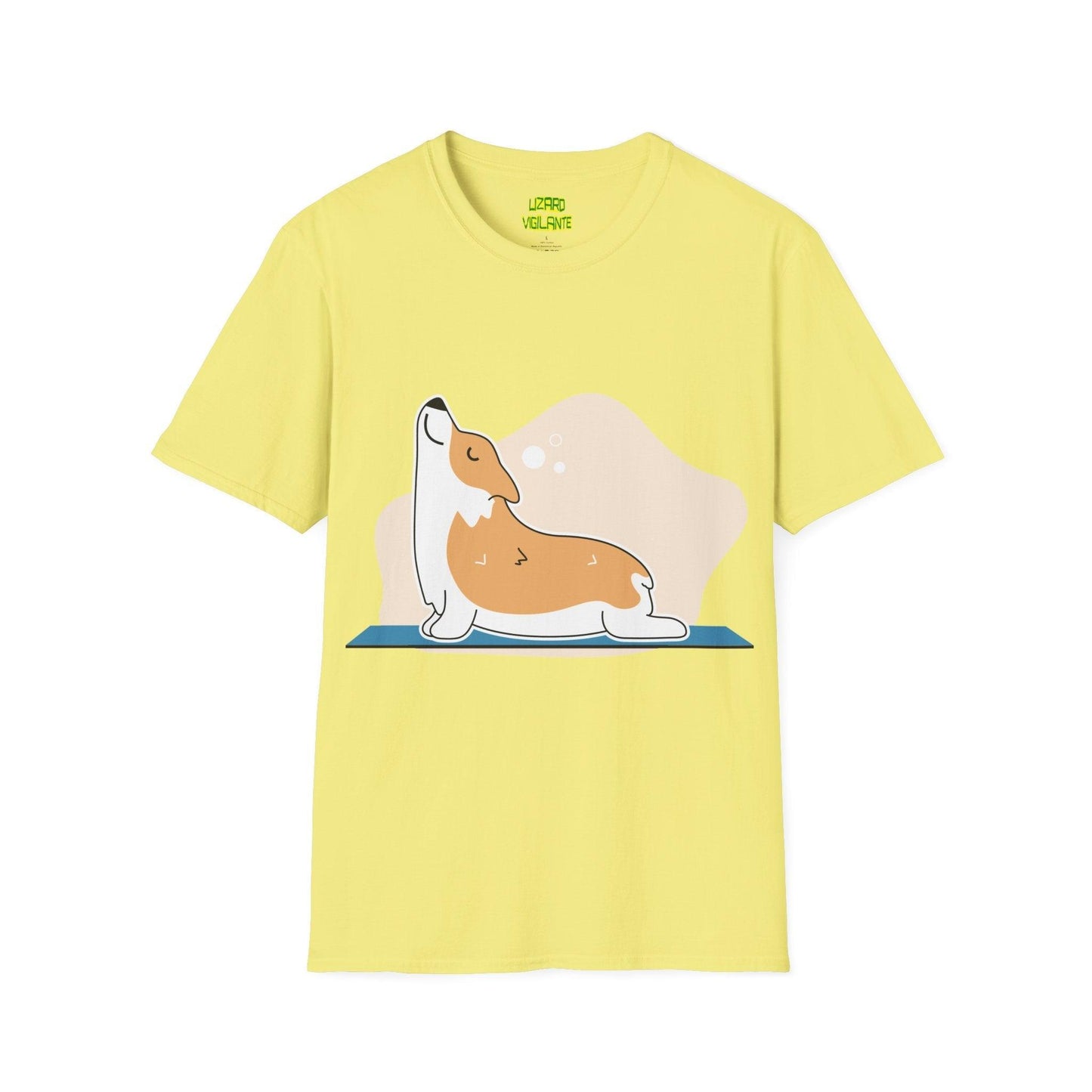 Yoga Dog Pose Unisex Softstyle T-Shirt - Lizard Vigilante