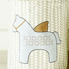 Cartoon Horse Large Dirty Clothes Bucket