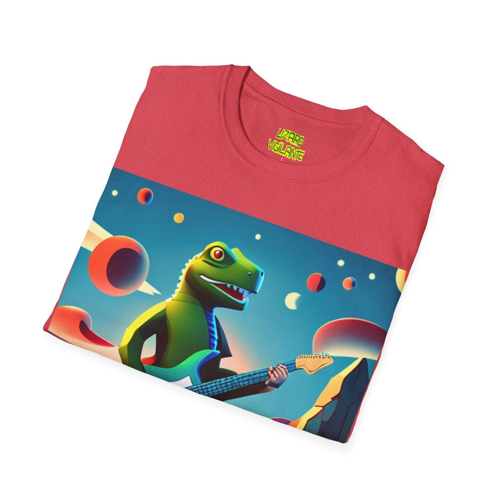 Lizard Vigilante Strats Unisex Softstyle T-Shirt - Lizard Vigilante