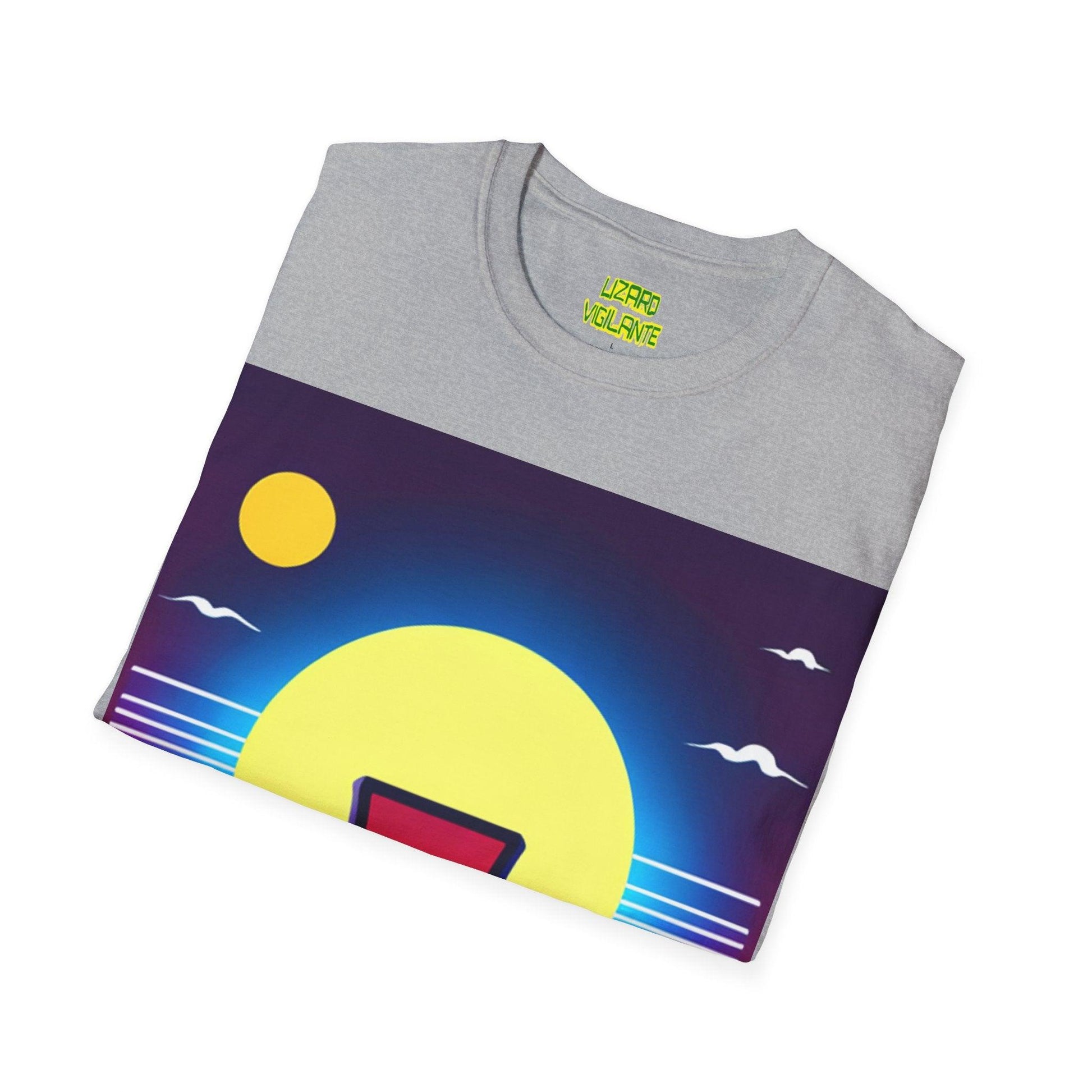 Eclipsed Sevened Unisex Softstyle T-Shirt - Lizard Vigilante