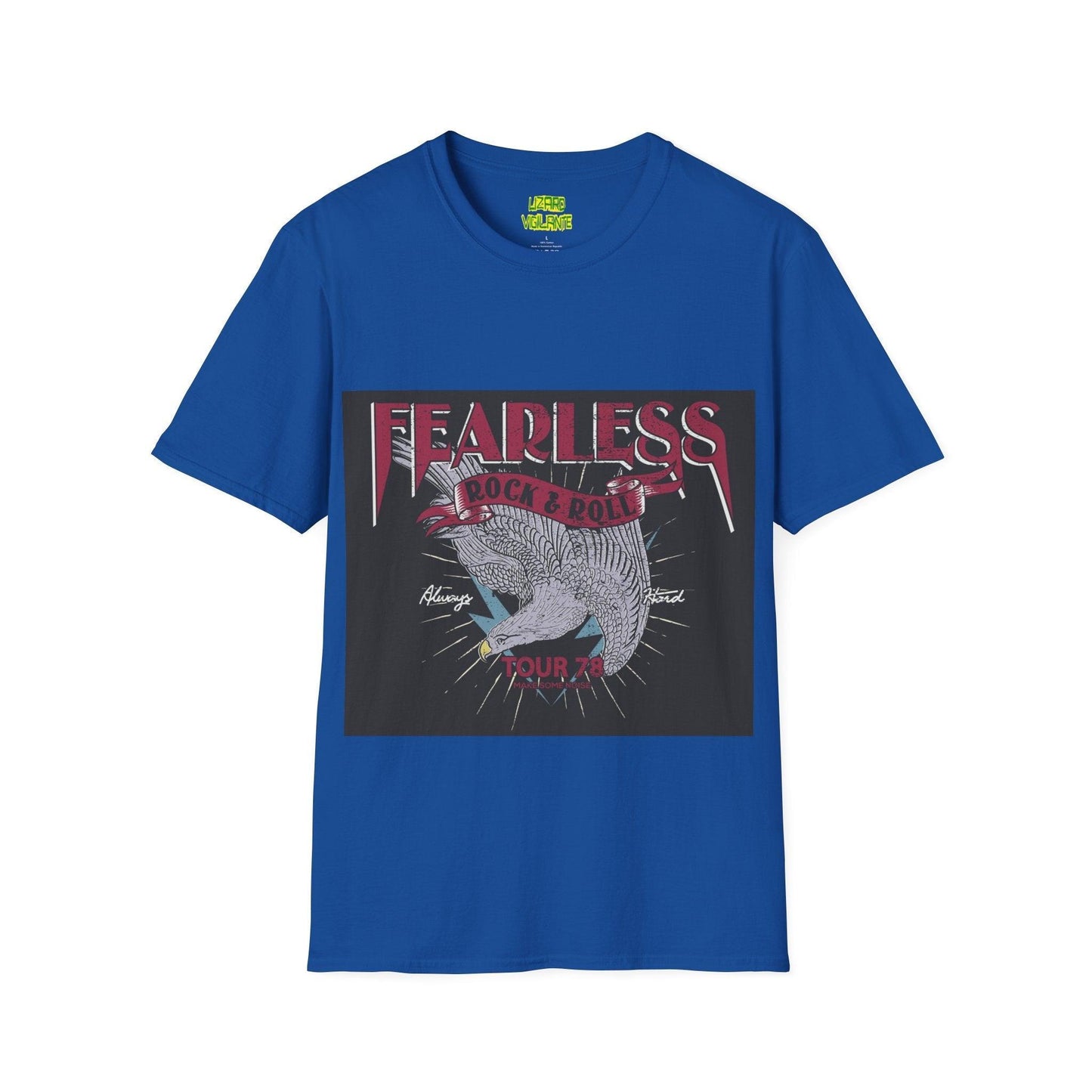 Fearless Rock & Roll Unisex Softstyle T-Shirt - Lizard Vigilante