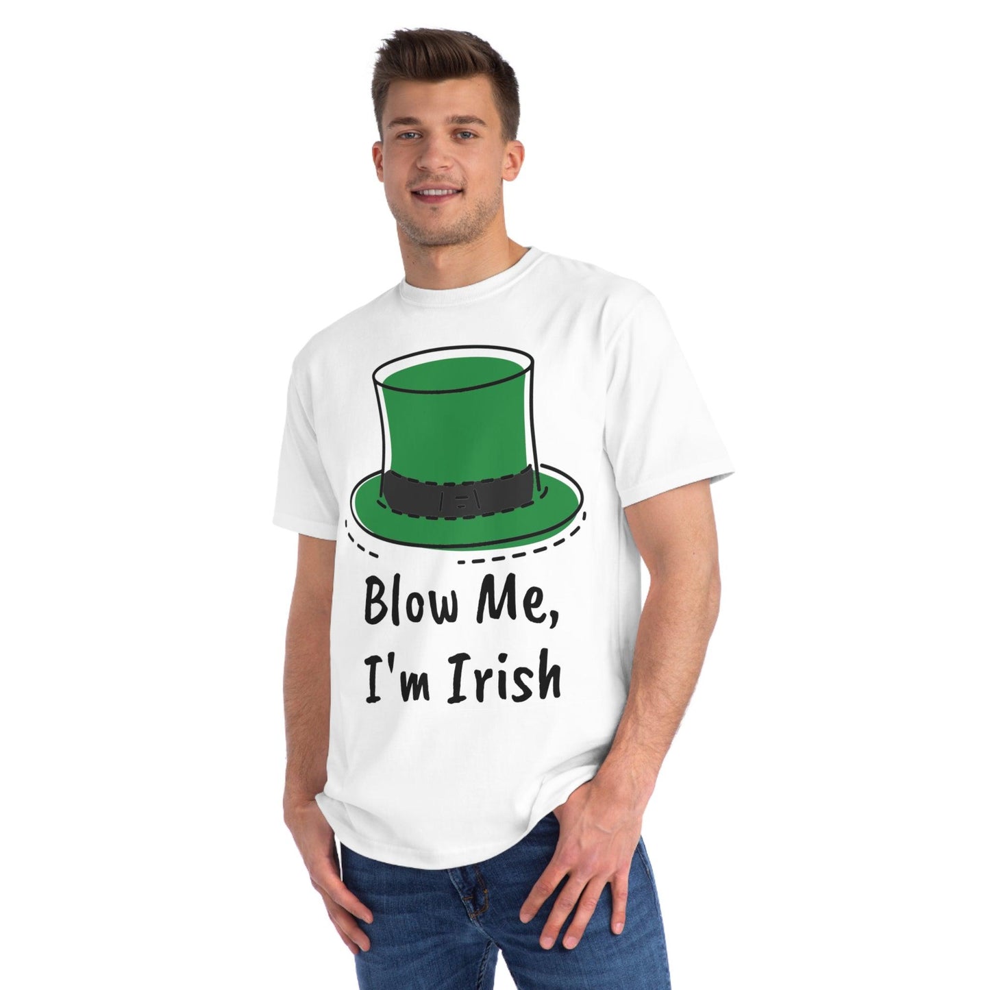 Blow Me, I'm Irish Organic Unisex Classic T-Shirt - Lizard Vigilante