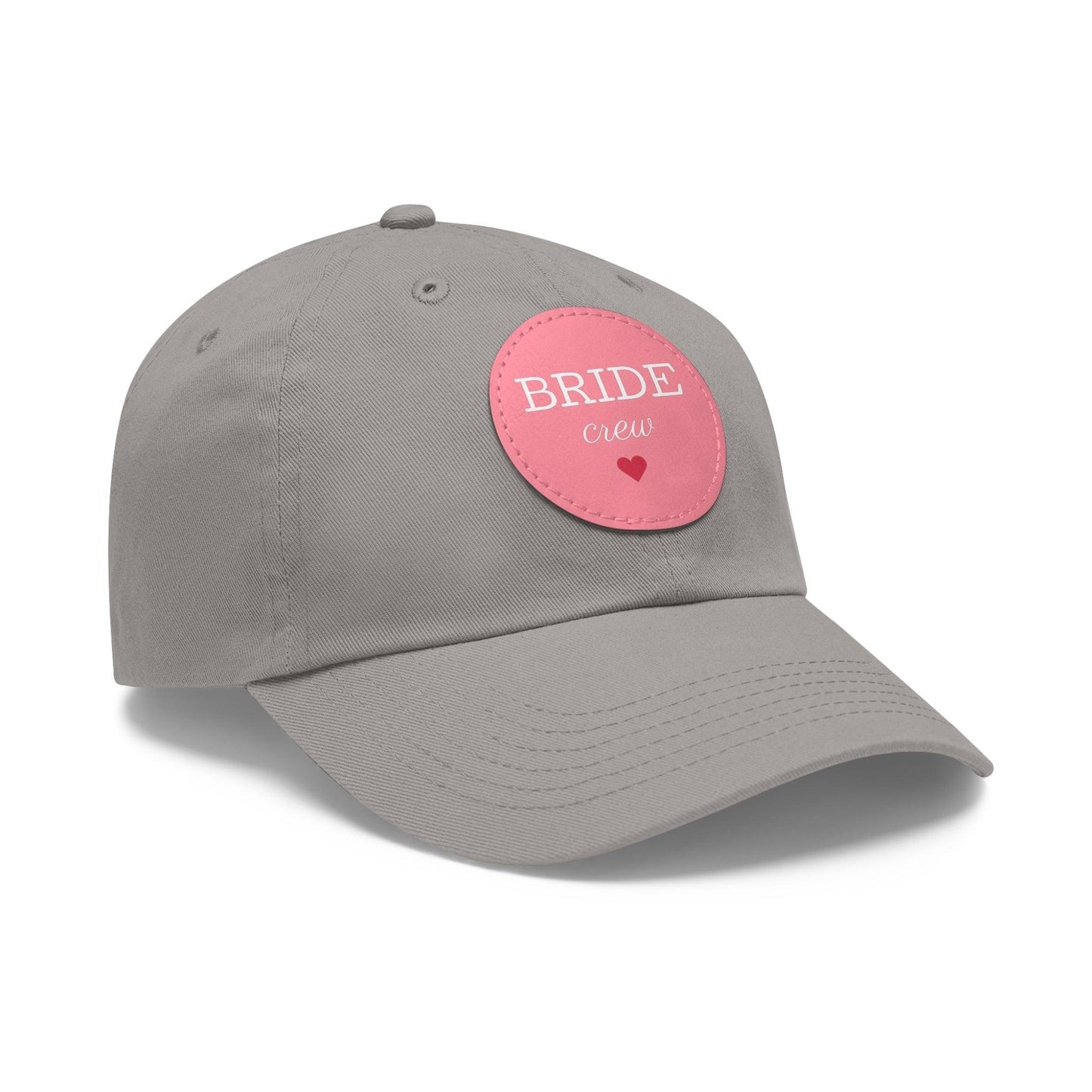 Bride Crew Dad Hat with Leather Patch (Round) - Lizard Vigilante