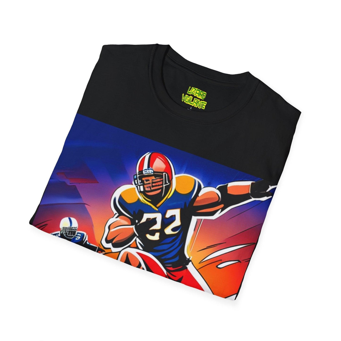 American Football Players Unisex Softstyle T-Shirt - Lizard Vigilante