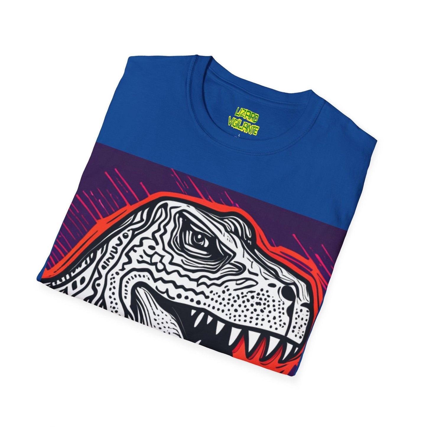 DinoGraphic Unisex Softstyle T-Shirt - Lizard Vigilante