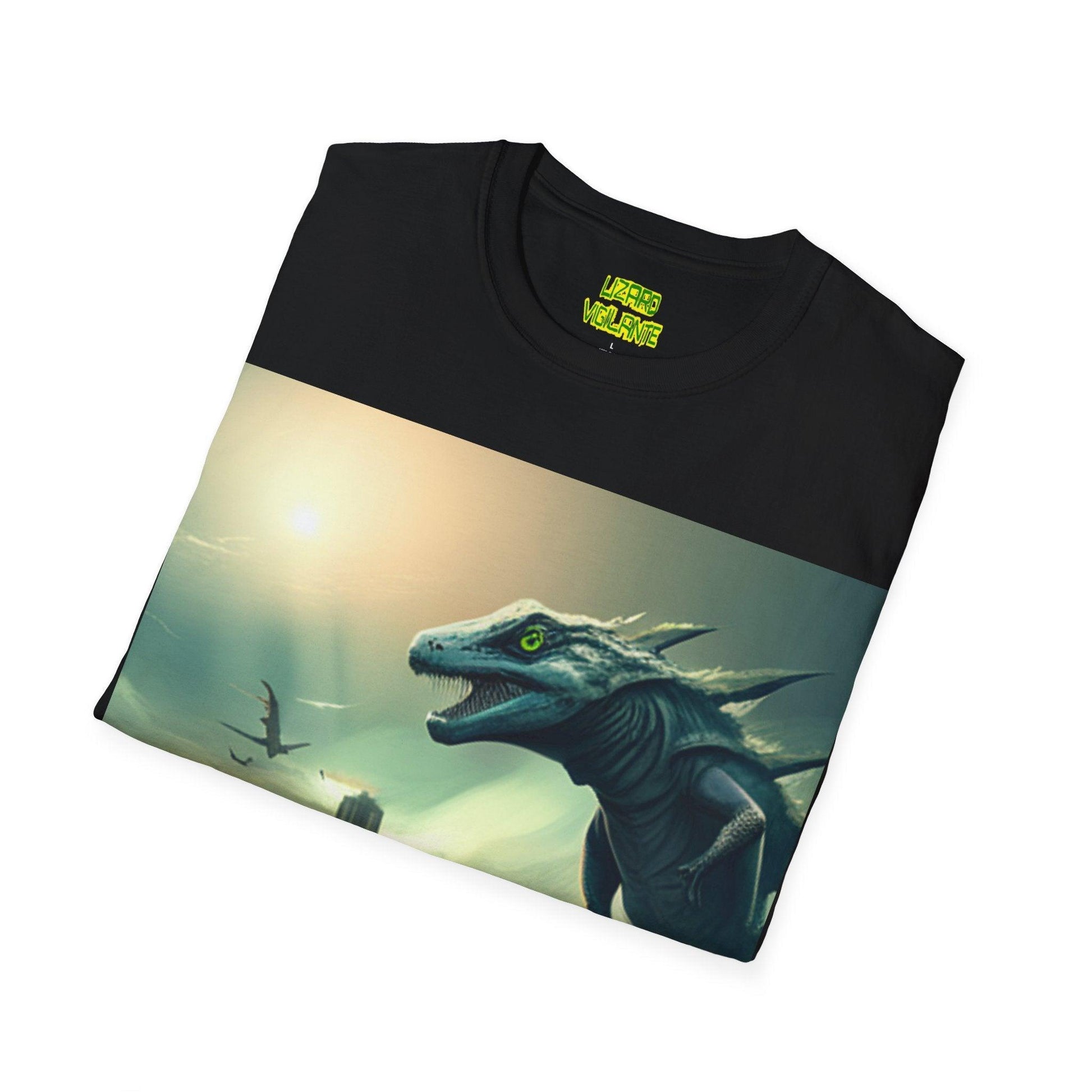 City Lizard Unisex Softstyle T-Shirt - Lizard Vigilante