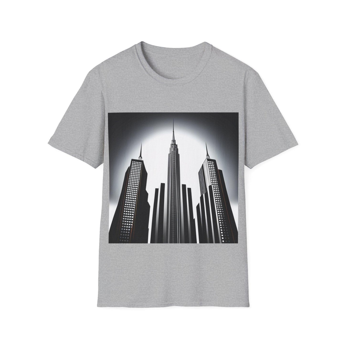 The Three Tallest Buildings Unisex Softstyle T-Shirt - Lizard Vigilante