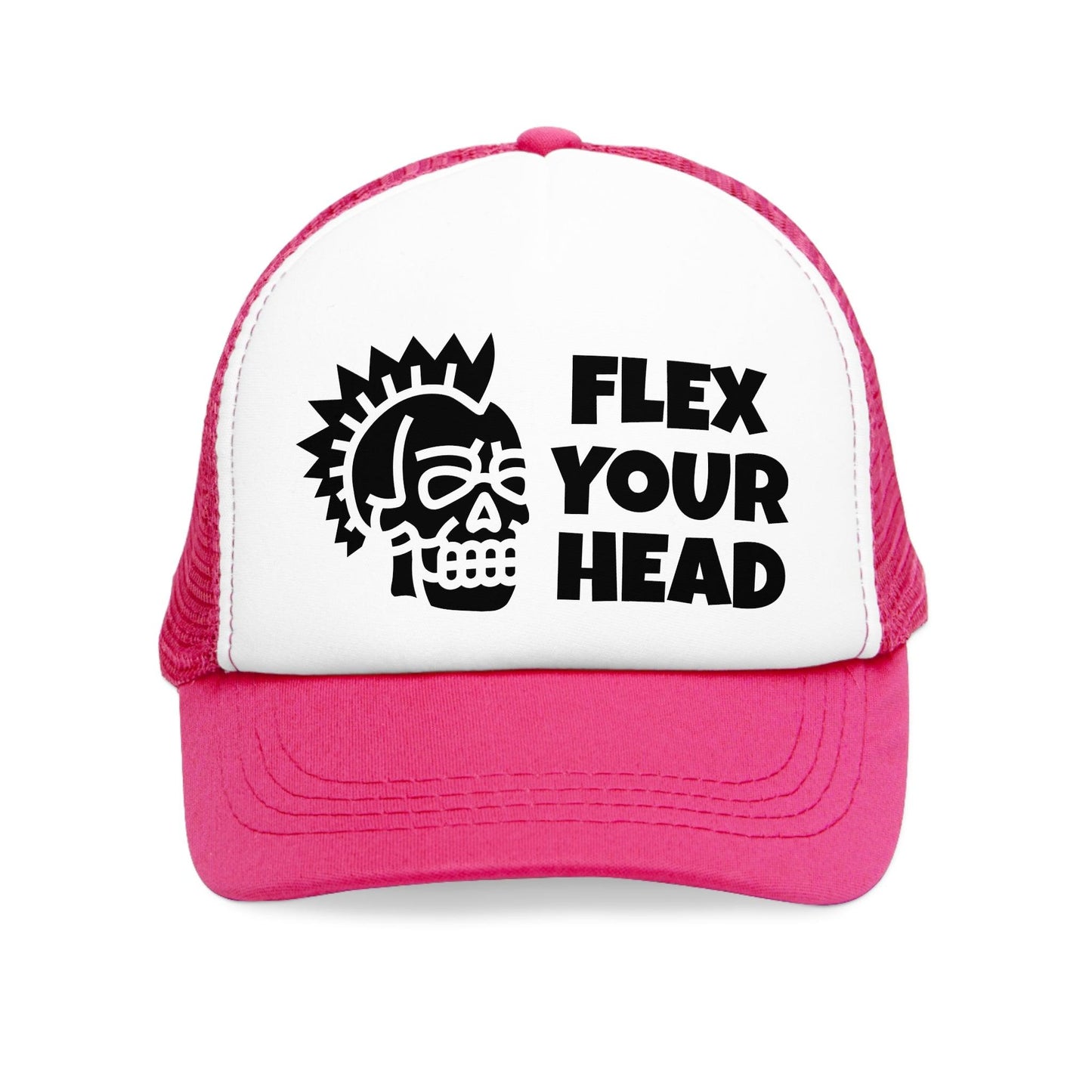 Flex YOUR Head Punker Mesh Cap - Premium Hats from Printify - Just $26.99! Shop now at Lizard Vigilante