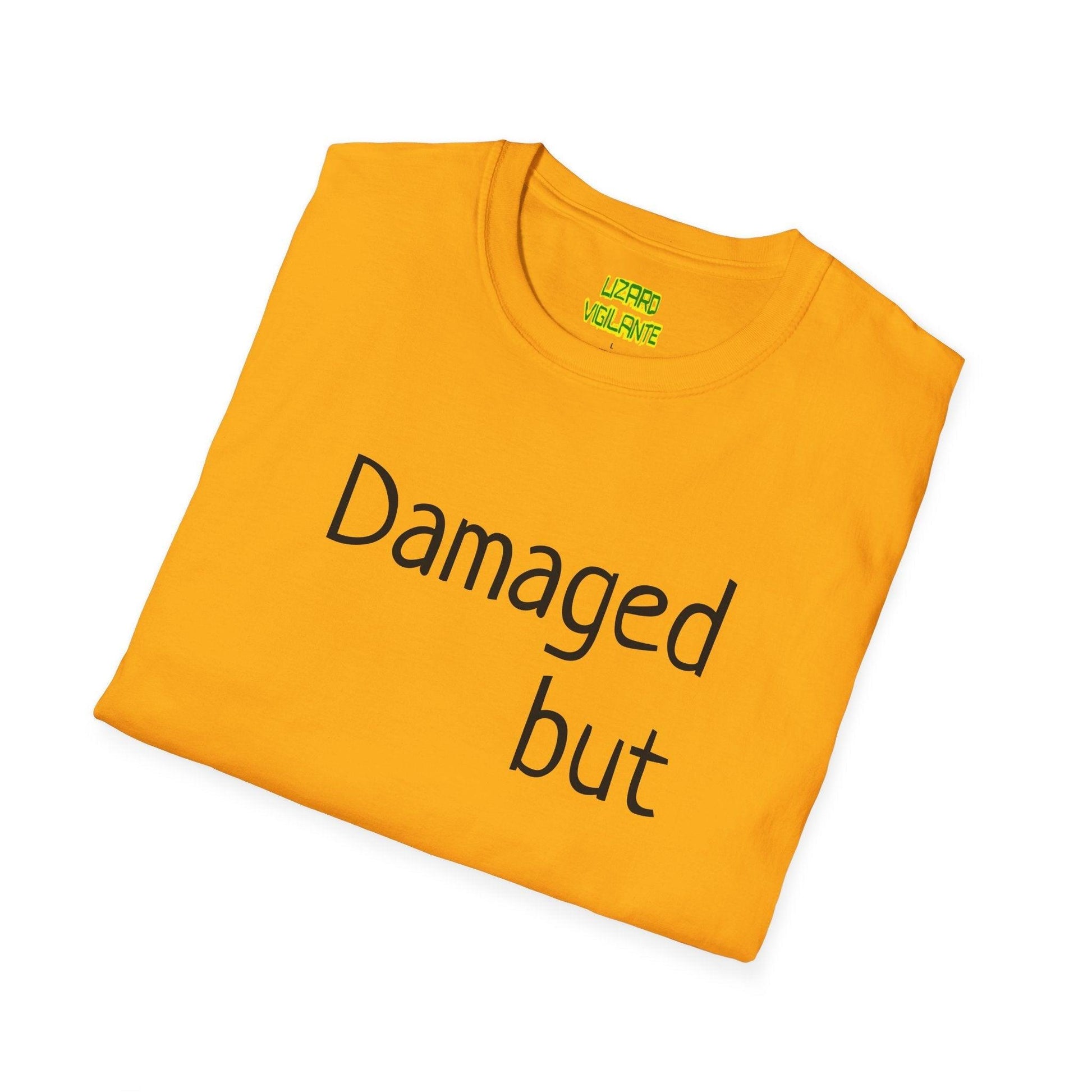 Damaged but doable. Unisex Softstyle T-Shirt - Lizard Vigilante