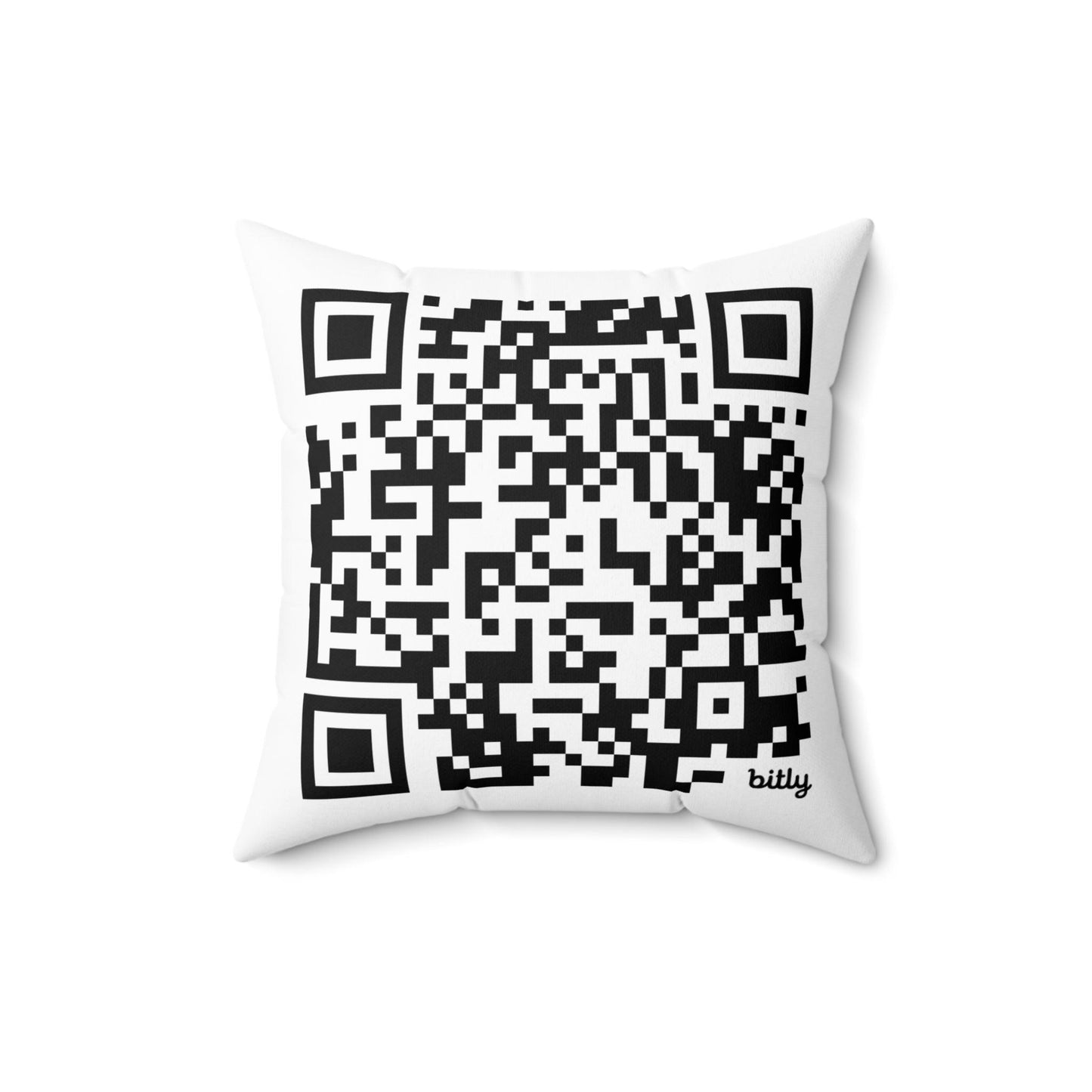 QR Code Faux Suede Square Pillow - Lizard Vigilante Coded - Lizard Vigilante