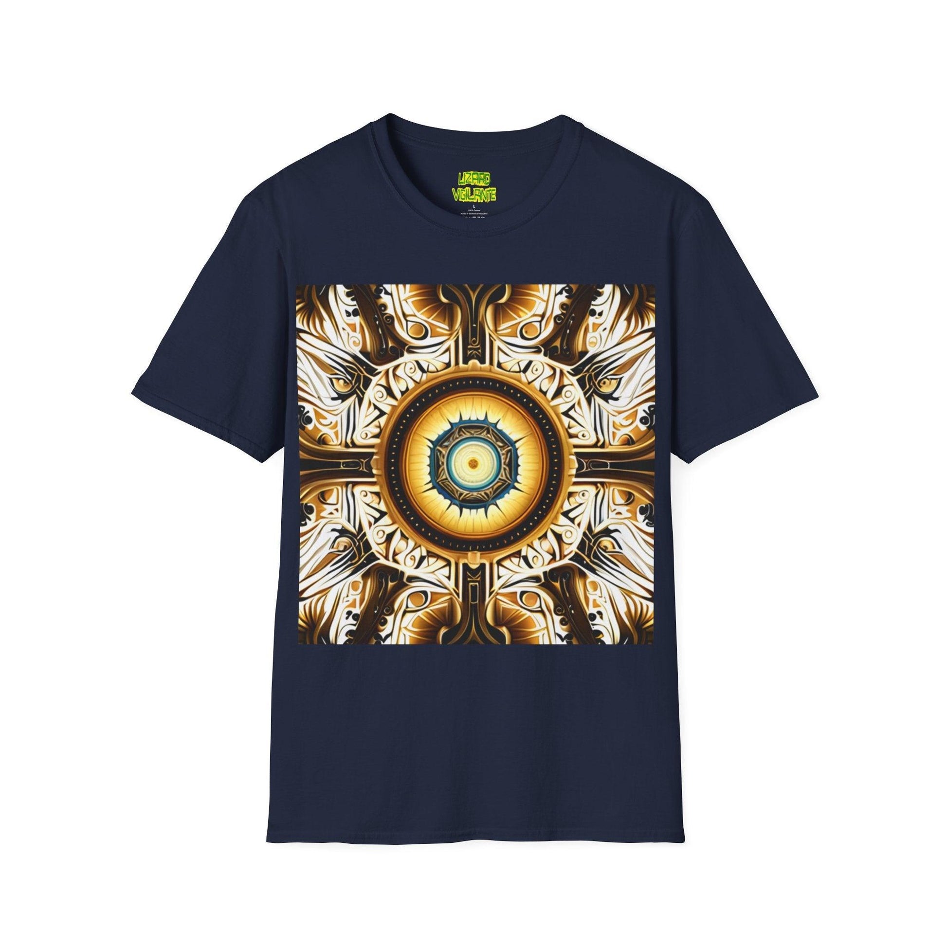 Hypnotic Carpet Unisex Softstyle T-Shirt - Lizard Vigilante