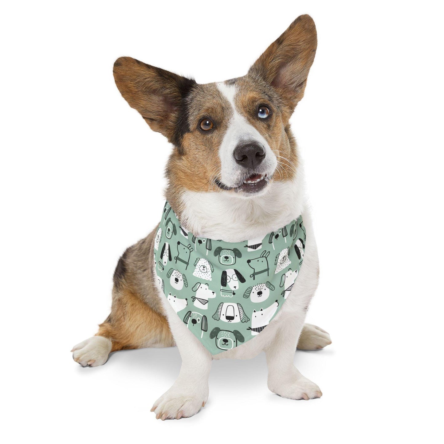 Illustrated Doggers Pet Bandana Collar - Premium Pets from Printify - Just $26.99! Shop now at Lizard Vigilante