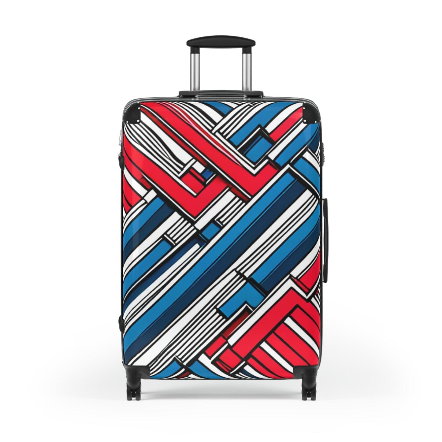 Geometric Patriot Suitcase - Lizard Vigilante