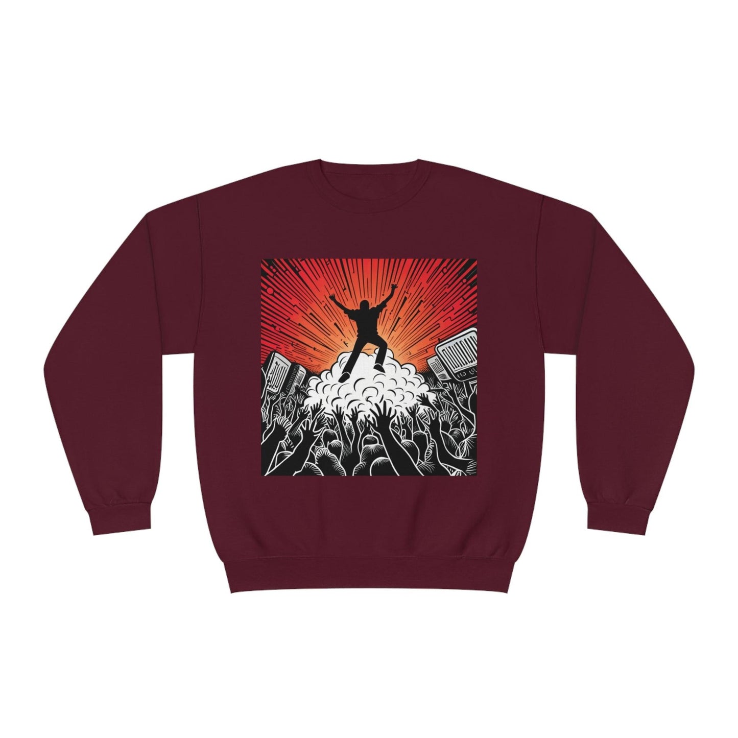 Metal Concert Unisex NuBlend® Crewneck Sweatshirt - Lizard Vigilante