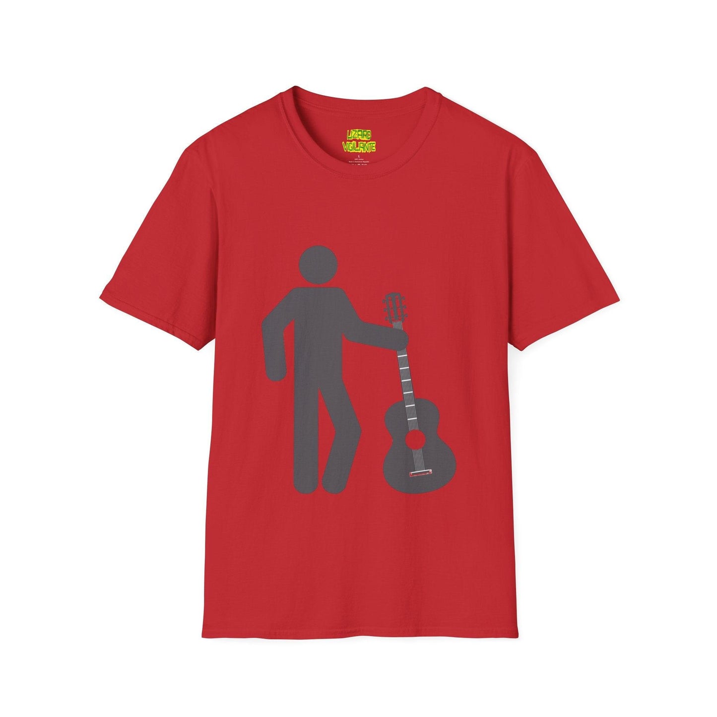 GuitarMan Unisex Softstyle T-Shirt - Lizard Vigilante