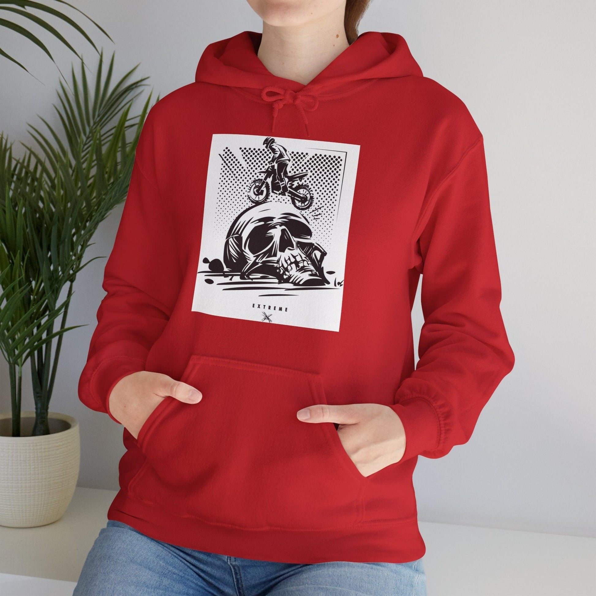 Off Road Skull Unisex Heavy Blend™ Hooded Sweatshirt - Lizard Vigilante