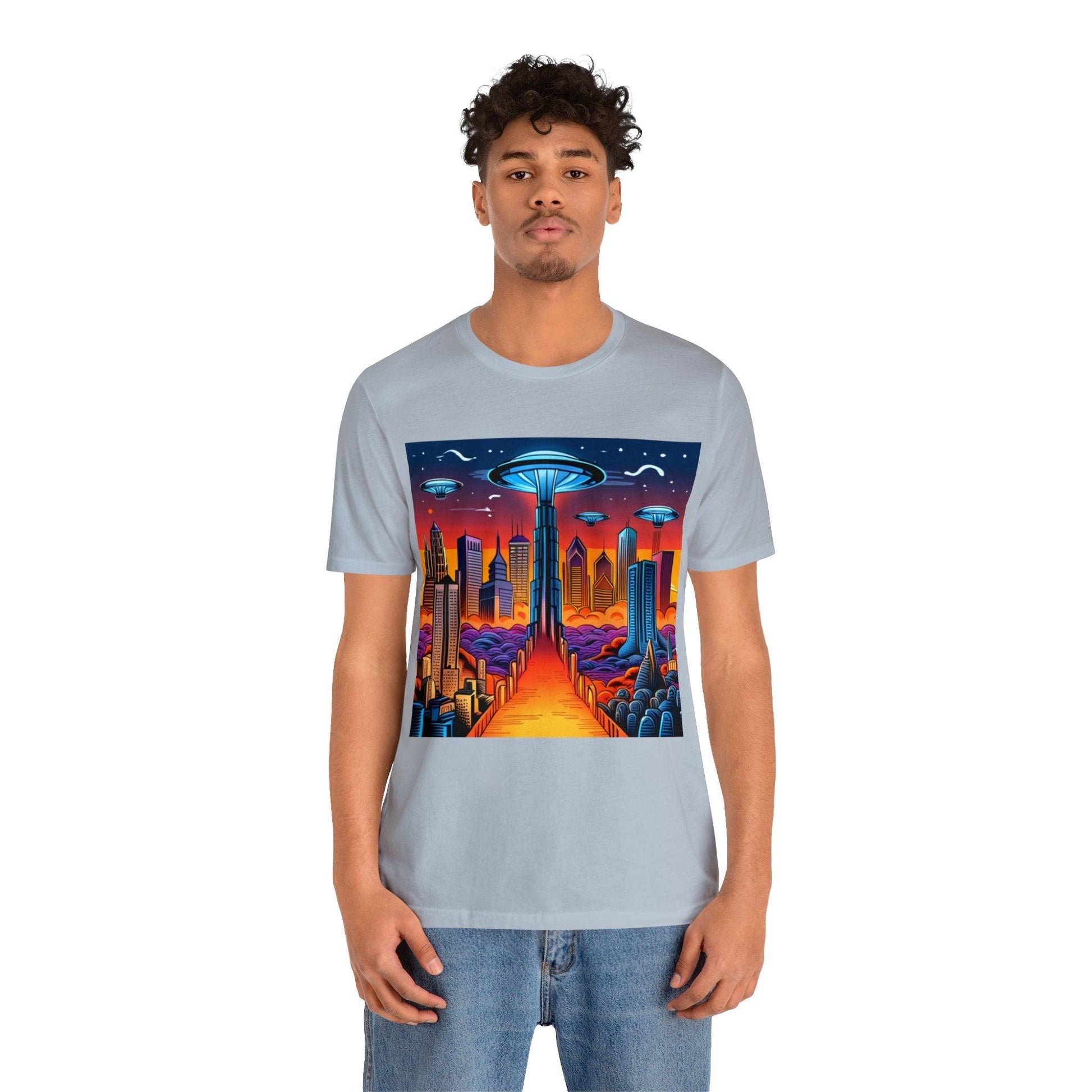 UFOCITY Unisex Jersey Short Sleeve Tee - Lizard Vigilante