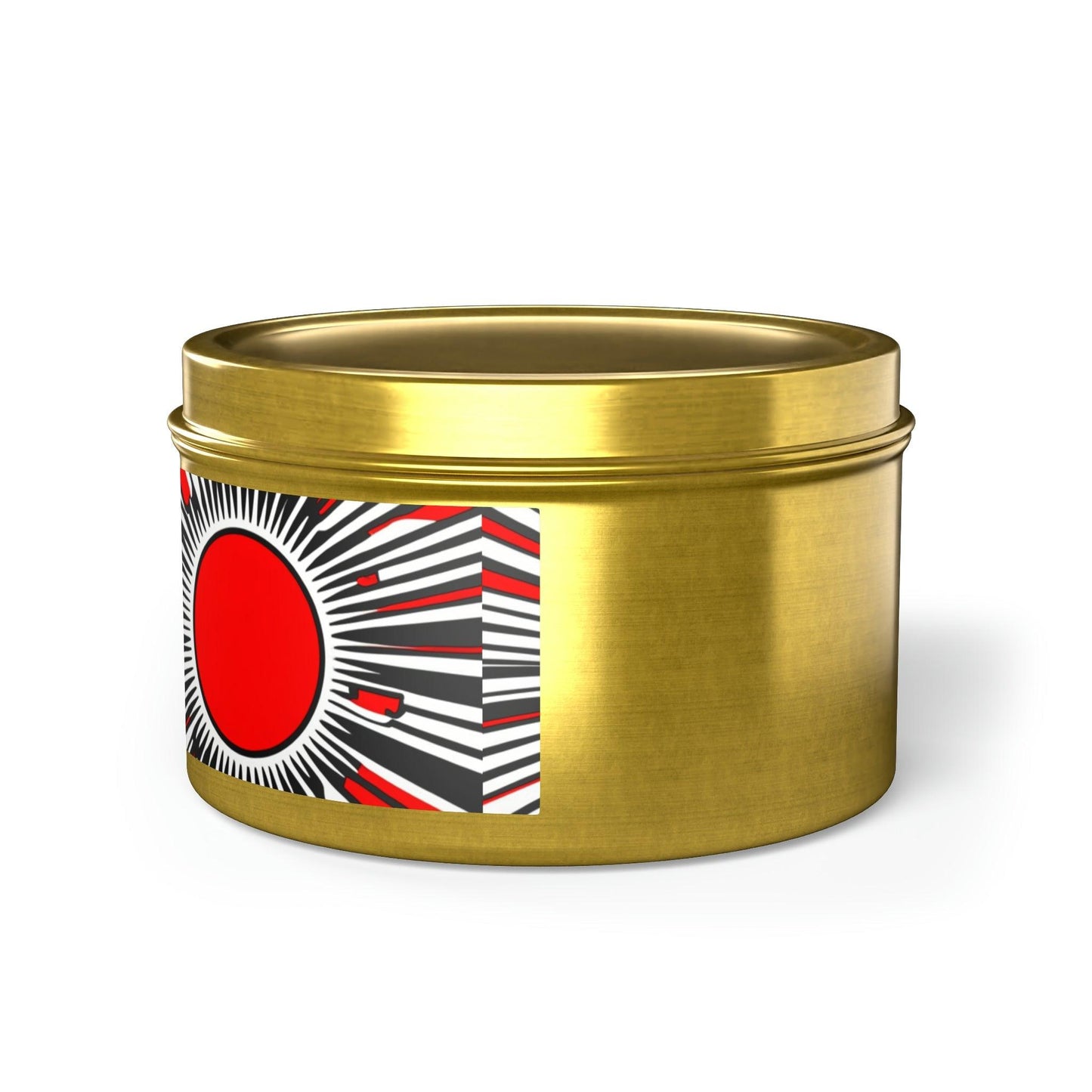 Red Circ Tin Candles - Lizard Vigilante