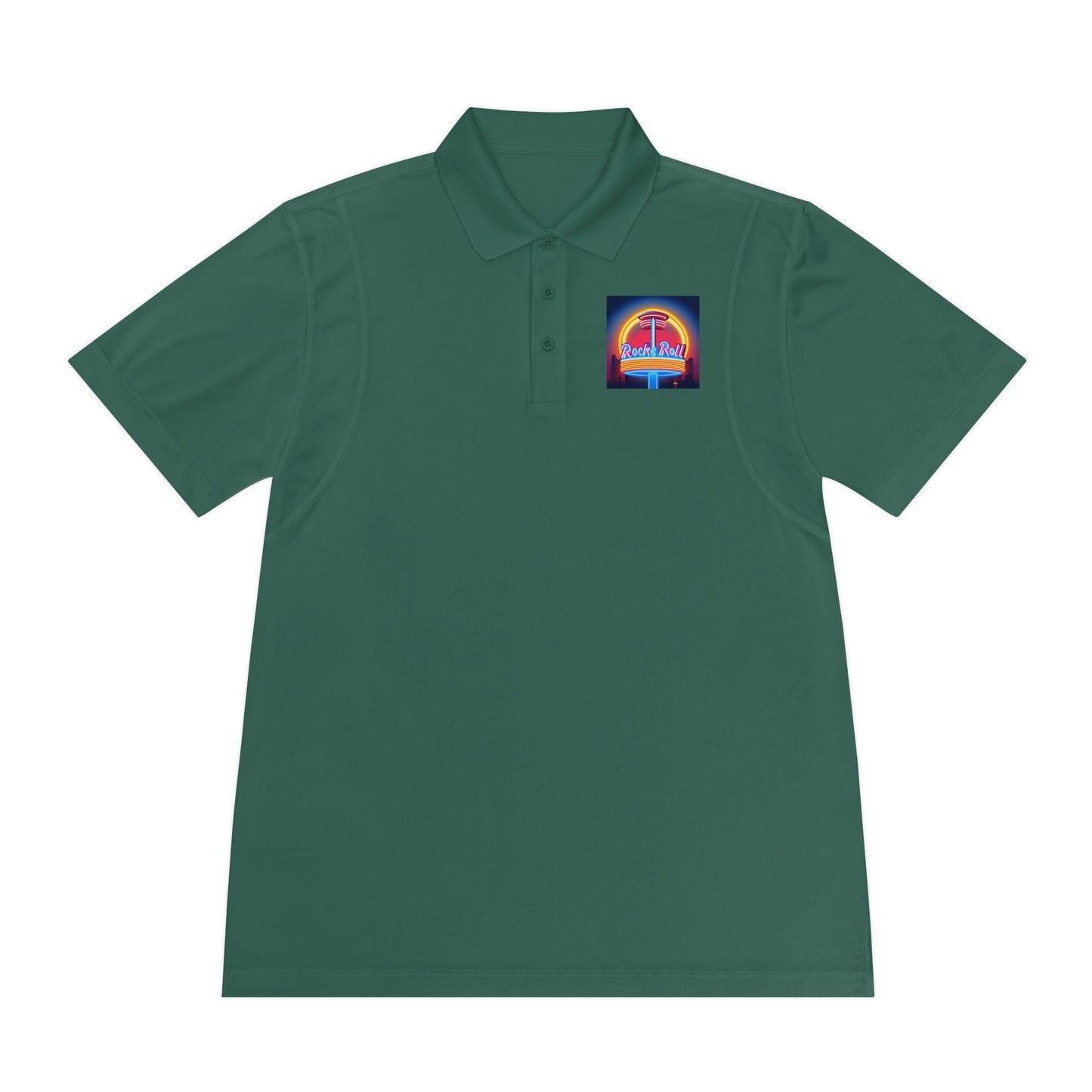 Rock & Roll Diner Men's Sport Polo Shirt - Lizard Vigilante