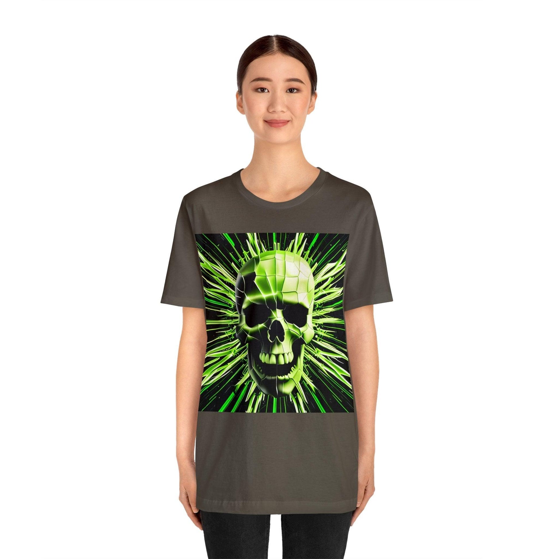 Skull Cracks Unisex Jersey Short Sleeve Tee - Lizard Vigilante