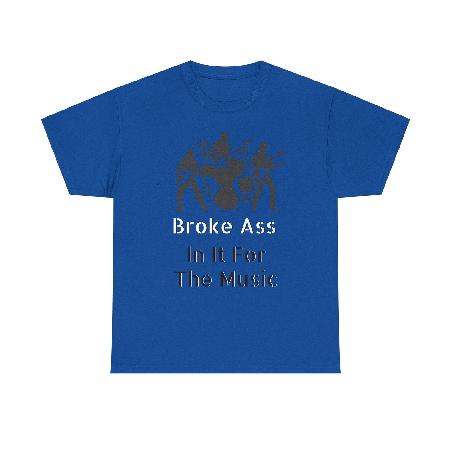 Broke Ass Band Album "In It For The Music" Unisex Heavy Cotton Tee - Lizard Vigilante