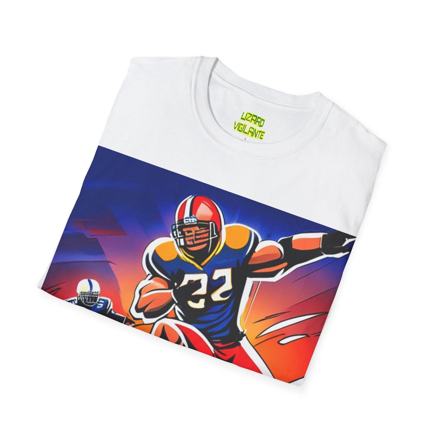 American Football Players Unisex Softstyle T-Shirt - Lizard Vigilante