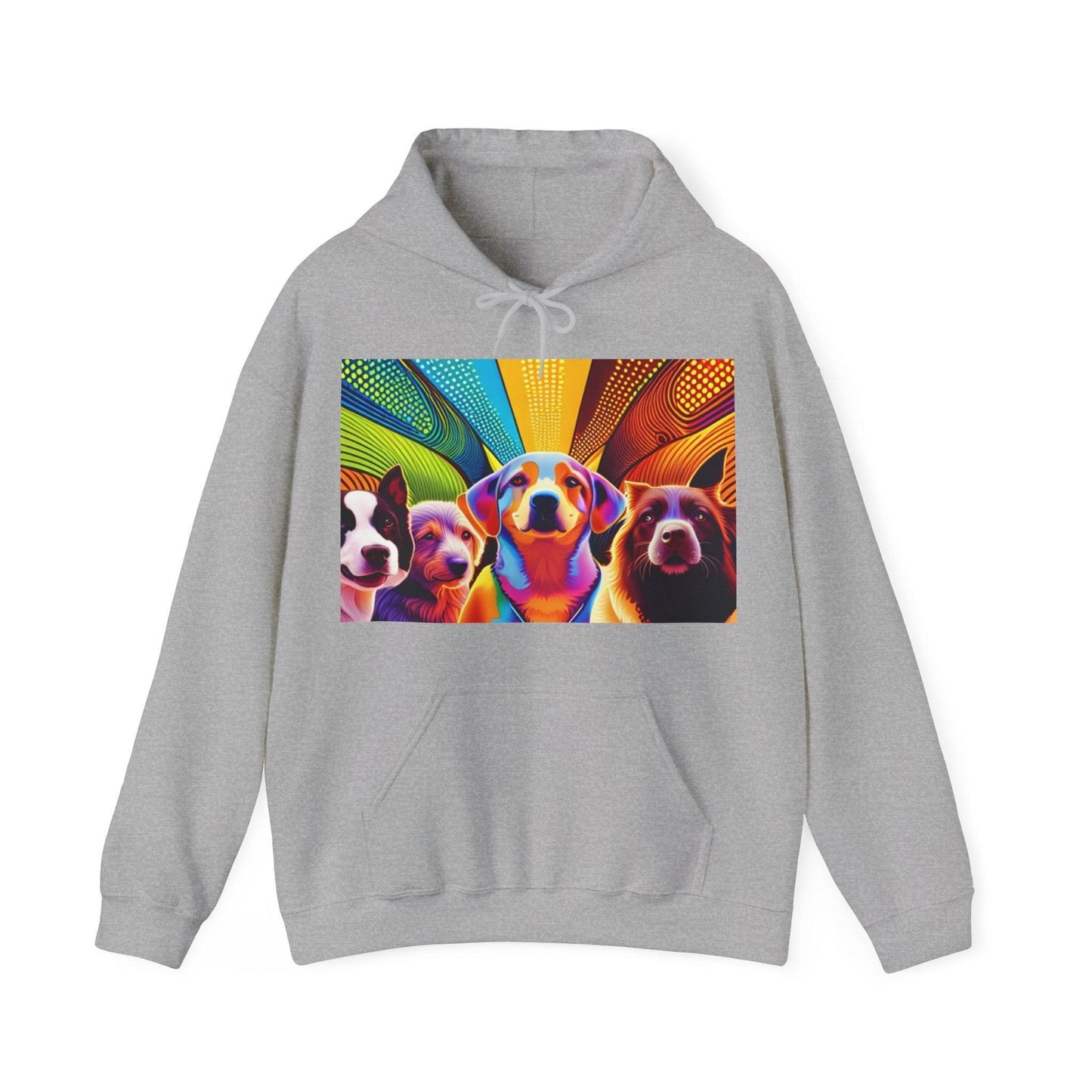 Dog Celebs Unisex Heavy Blend™ Hooded Sweatshirt - Lizard Vigilante