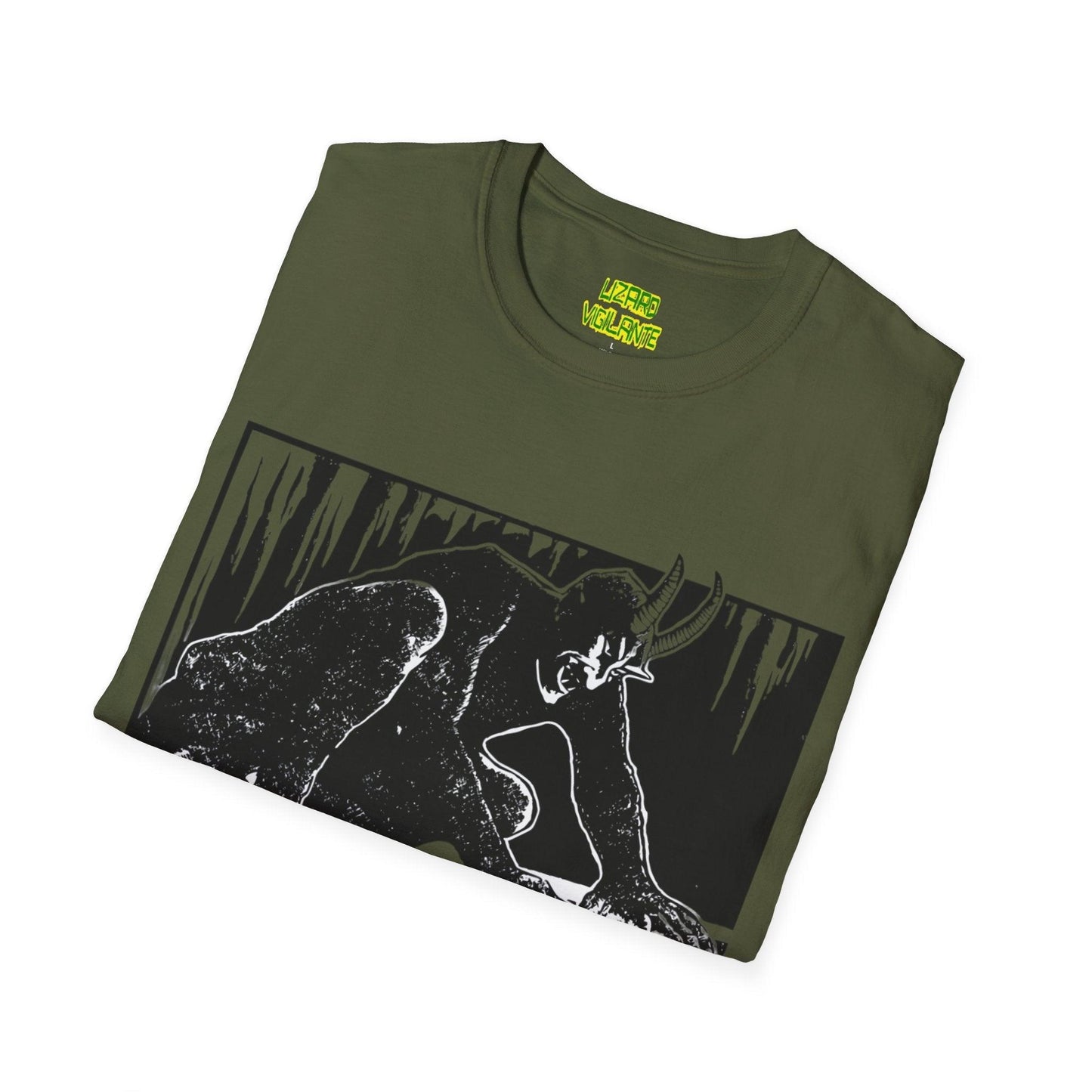 Lord Satan's Unisex Softstyle T-Shirt - Lizard Vigilante