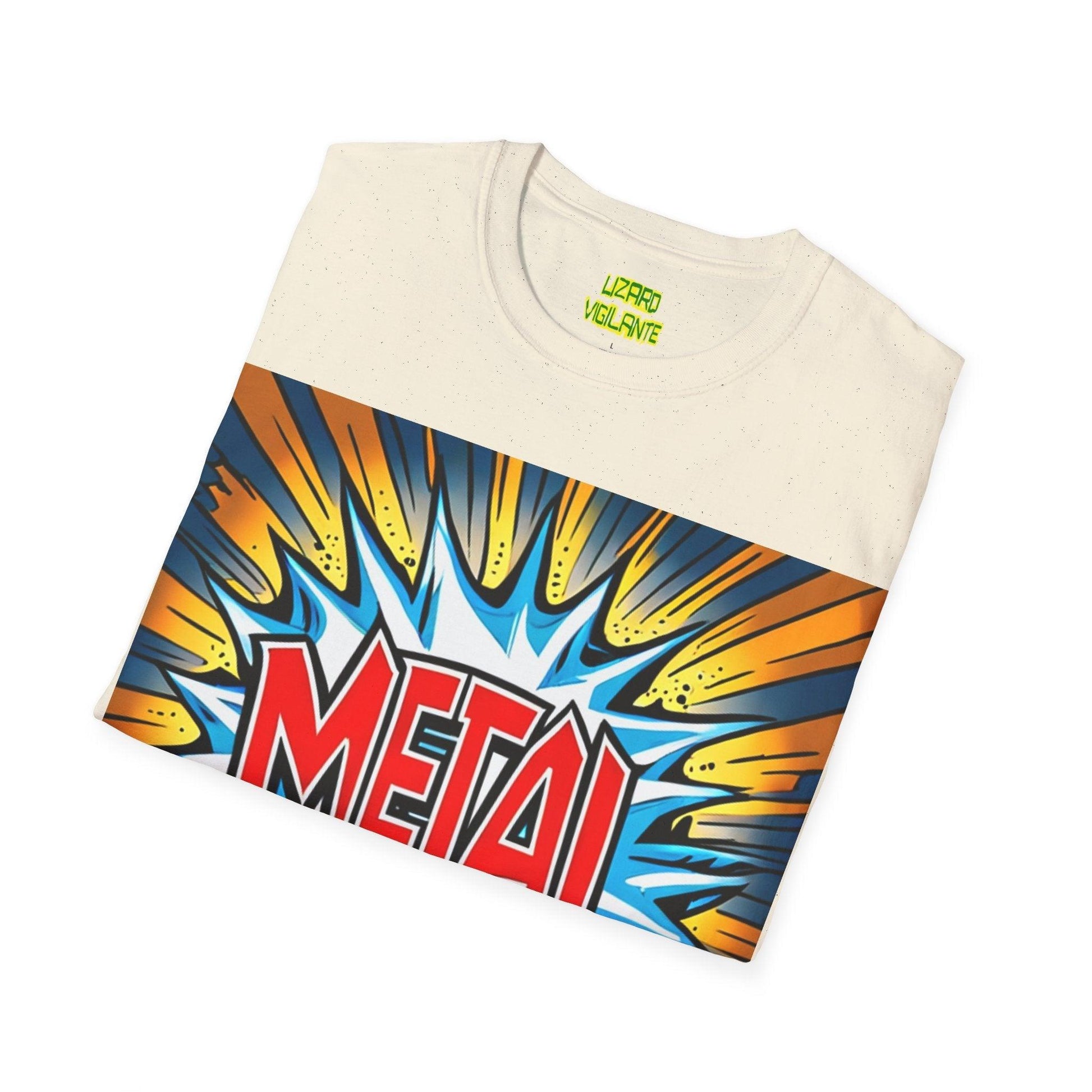 METAL Blasted Unisex Softstyle T-Shirt - Lizard Vigilante