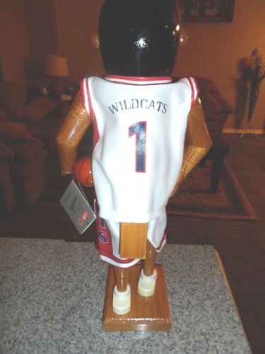 NCAA Basketball Nutcrackers-U of A, Hoosiers, Cornhuskers, USC ~Brand New w/ COA