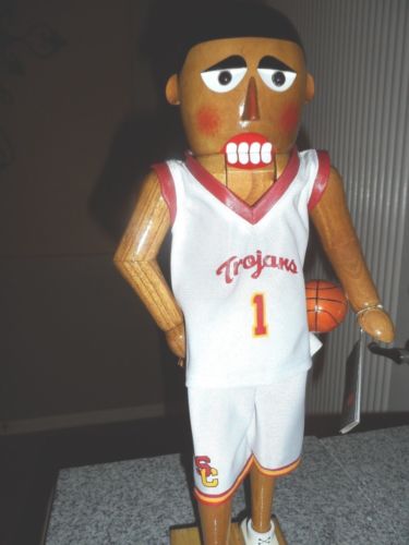 NCAA Basketball Nutcrackers-U of A, Hoosiers, Cornhuskers, USC ~Brand New w/ COA