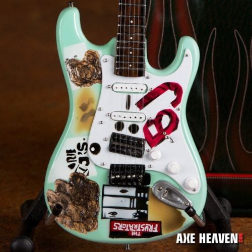 BILLY JOE ARMSTRONG "Blue" Strat 1:4 Scale Replica Signature Guitar ~Axe Heaven